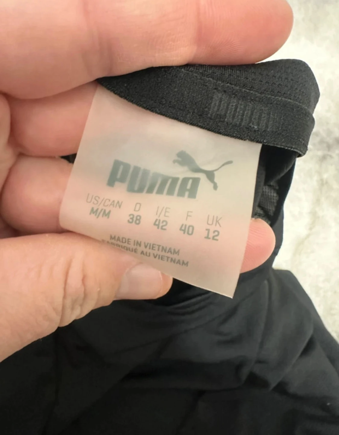 Svart långärmad träningströja Puma - 2