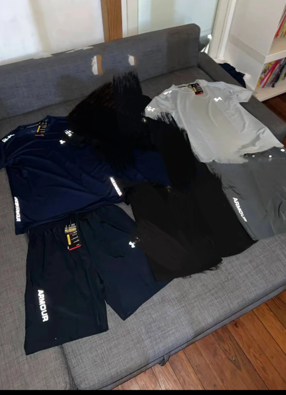 Under armour set,grå färg