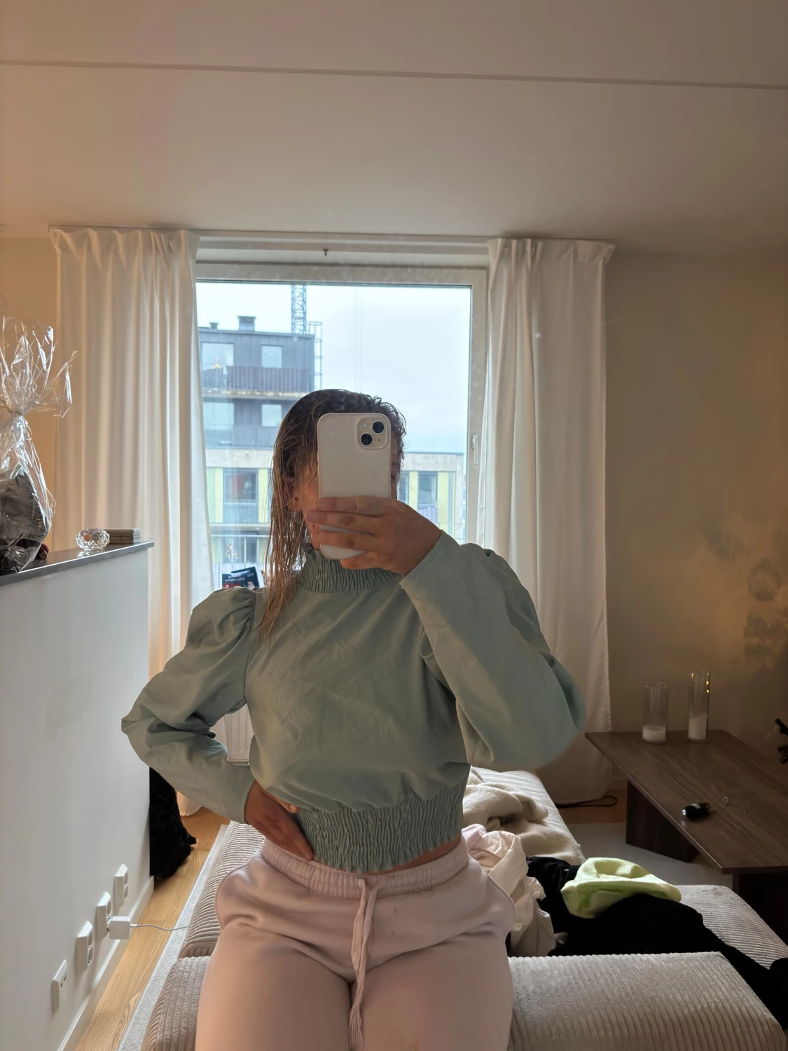 Festtopp med rosett  - 1