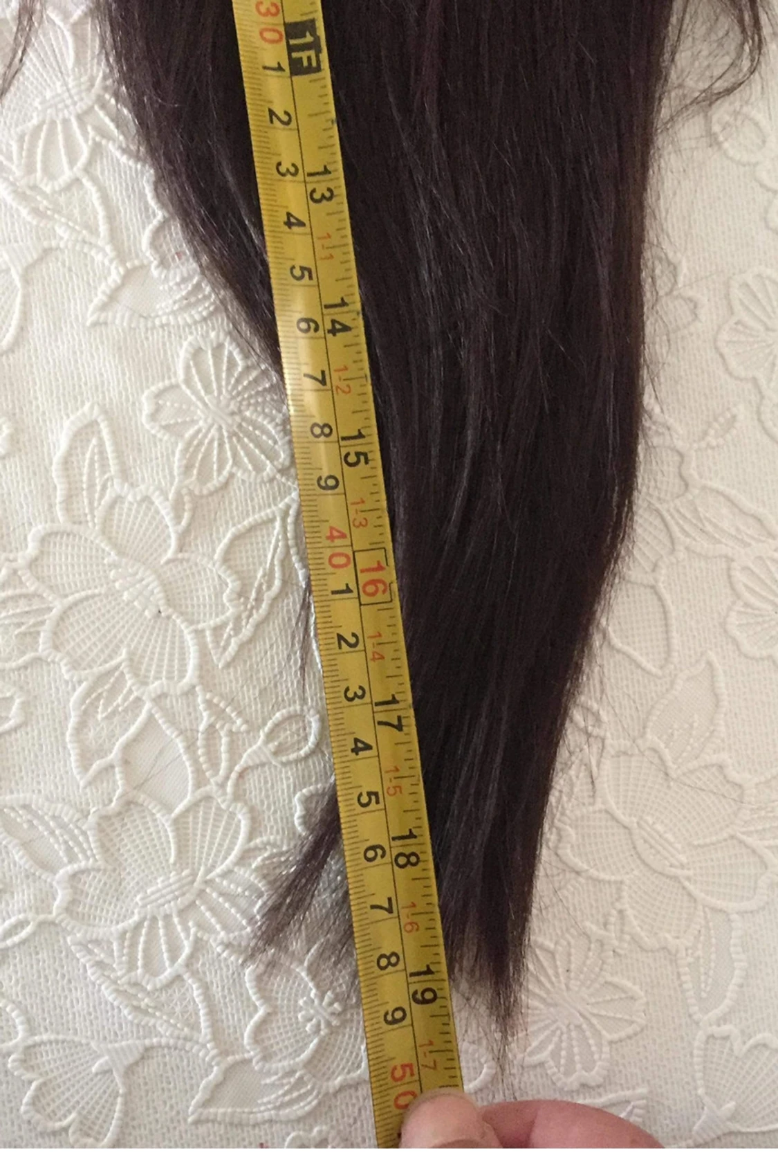 Mörkbrun clip-in hästsvans H&M - 6