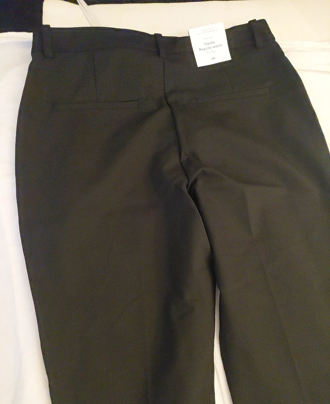 Svarta kostymbyxor från H&M, strl 44 - 4