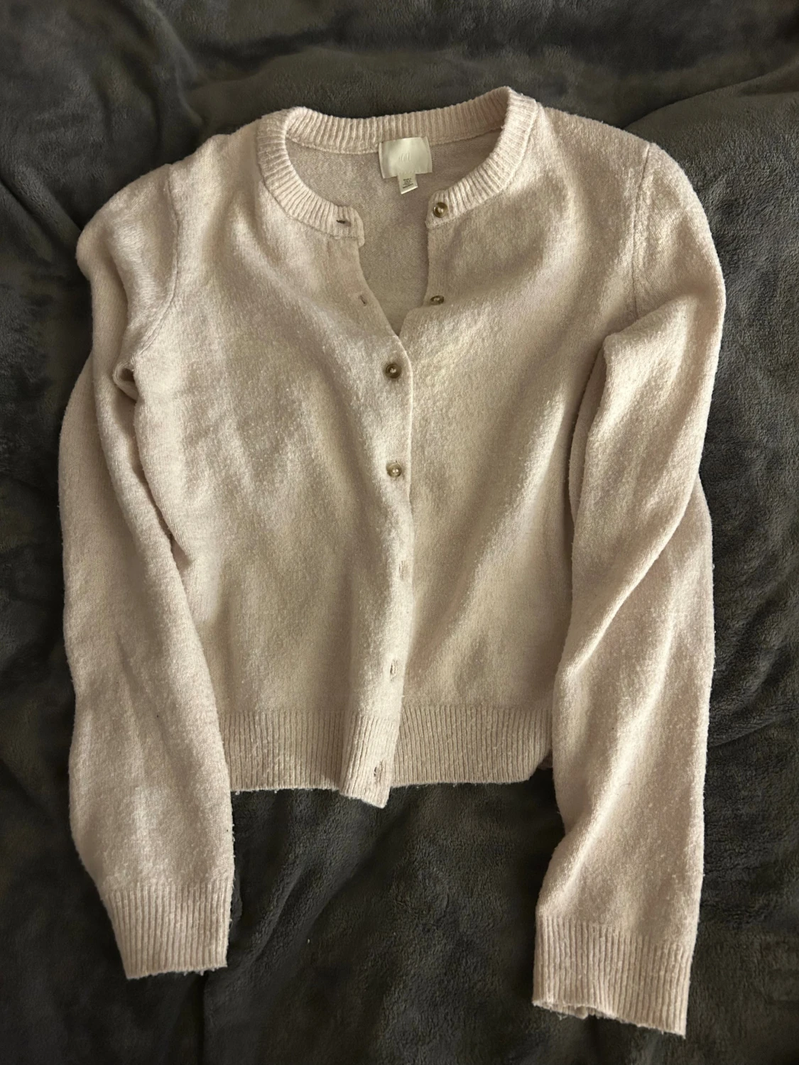 Ljusbeige kofta från H&M