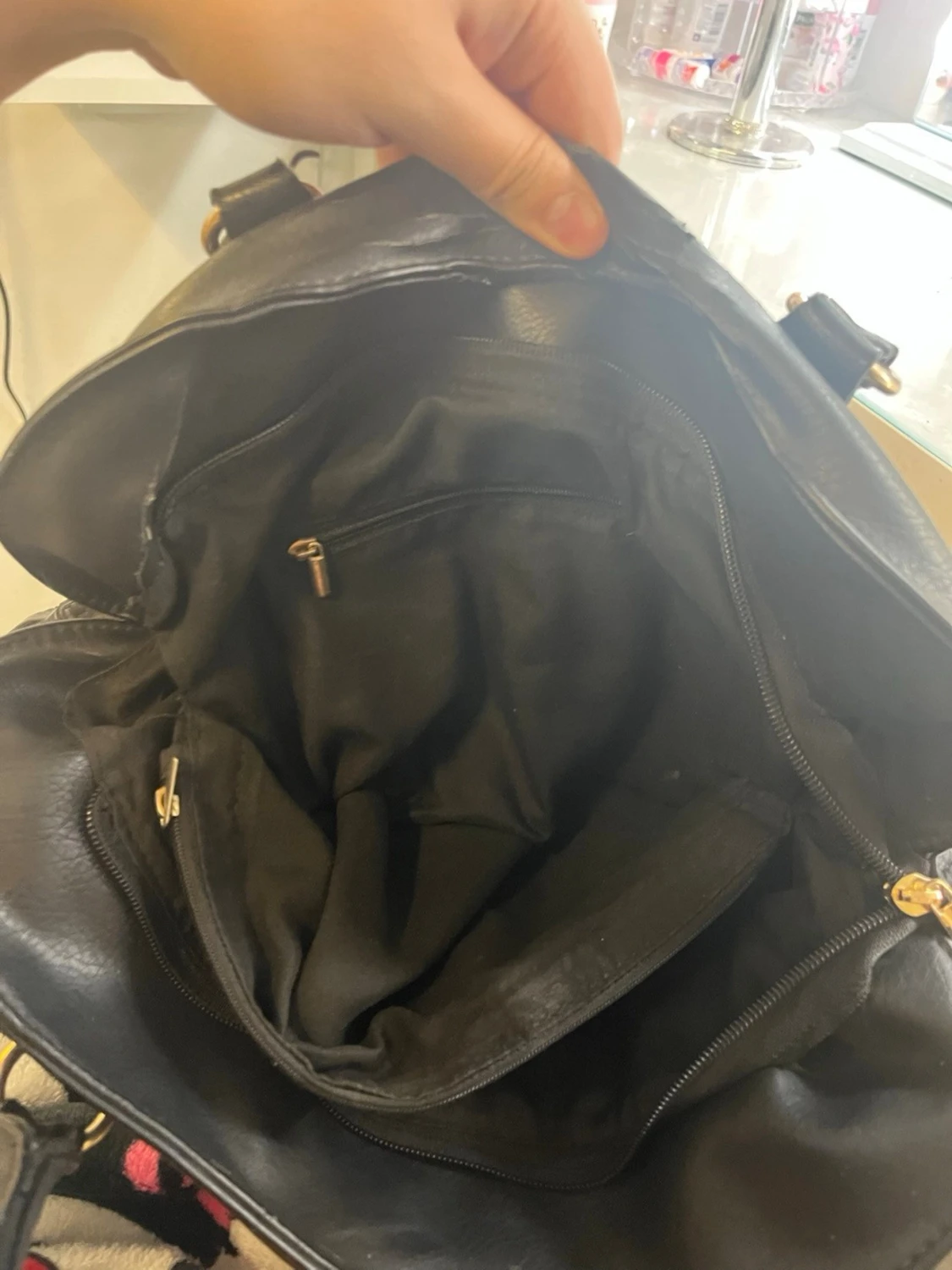 Svart handväska Michael Kors - 4