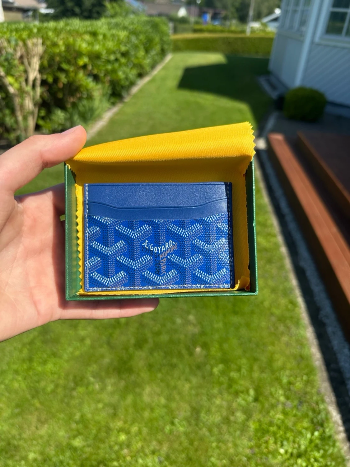 Blå Goyaard plånbok - 2