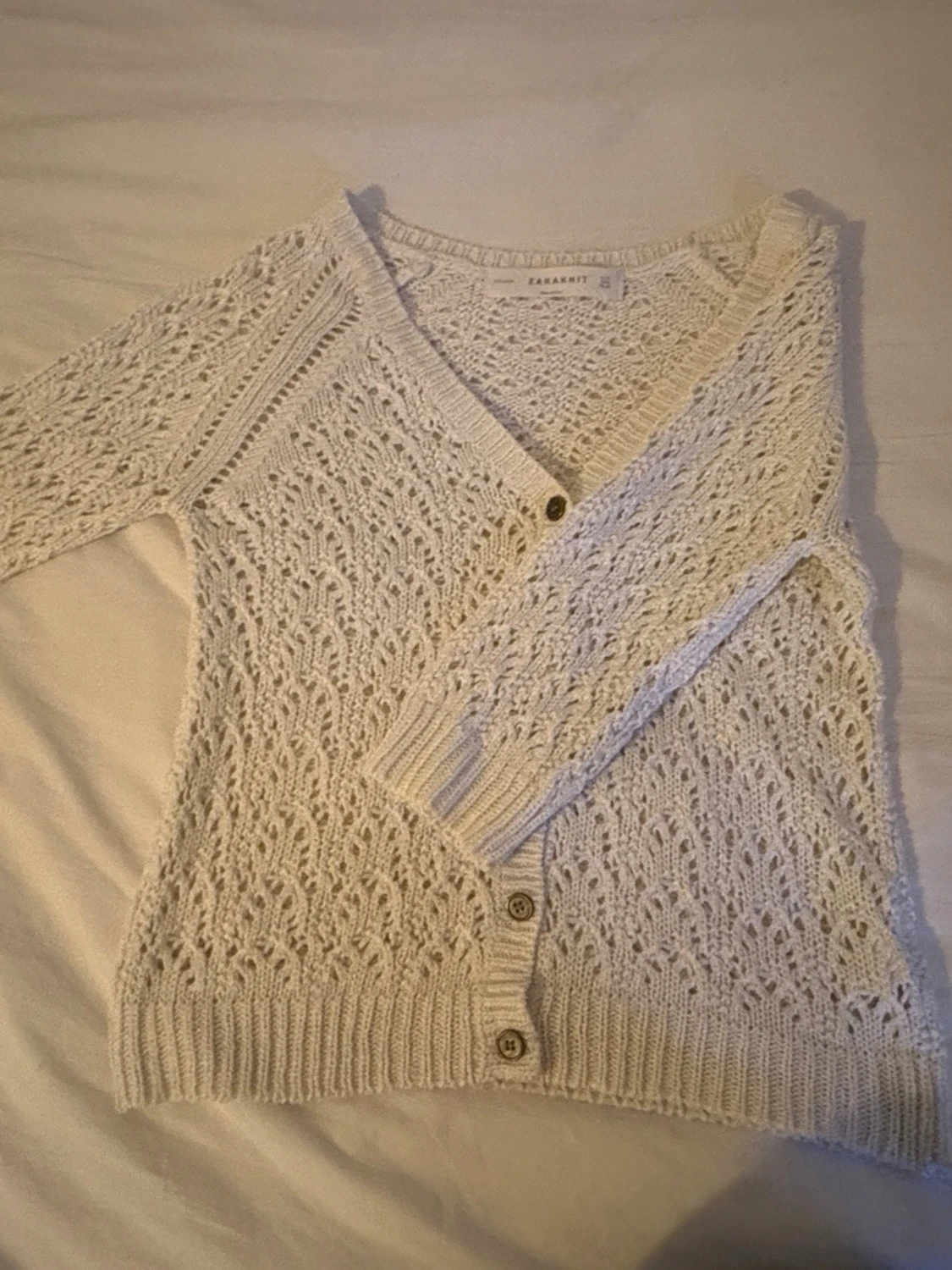 Fin mönserstickad kofta från Zara - 2