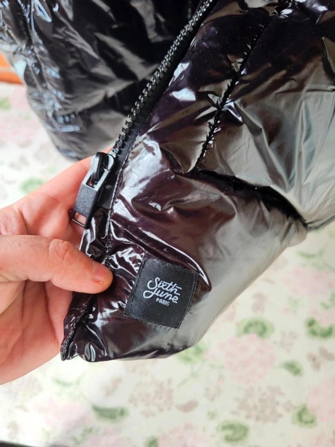 Svart pufferjacka från Sixth June S oversized  - 3