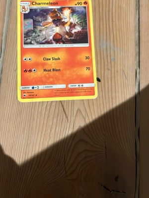 Ett Charmelon Pokémon kort. - Ett sjyst kort
