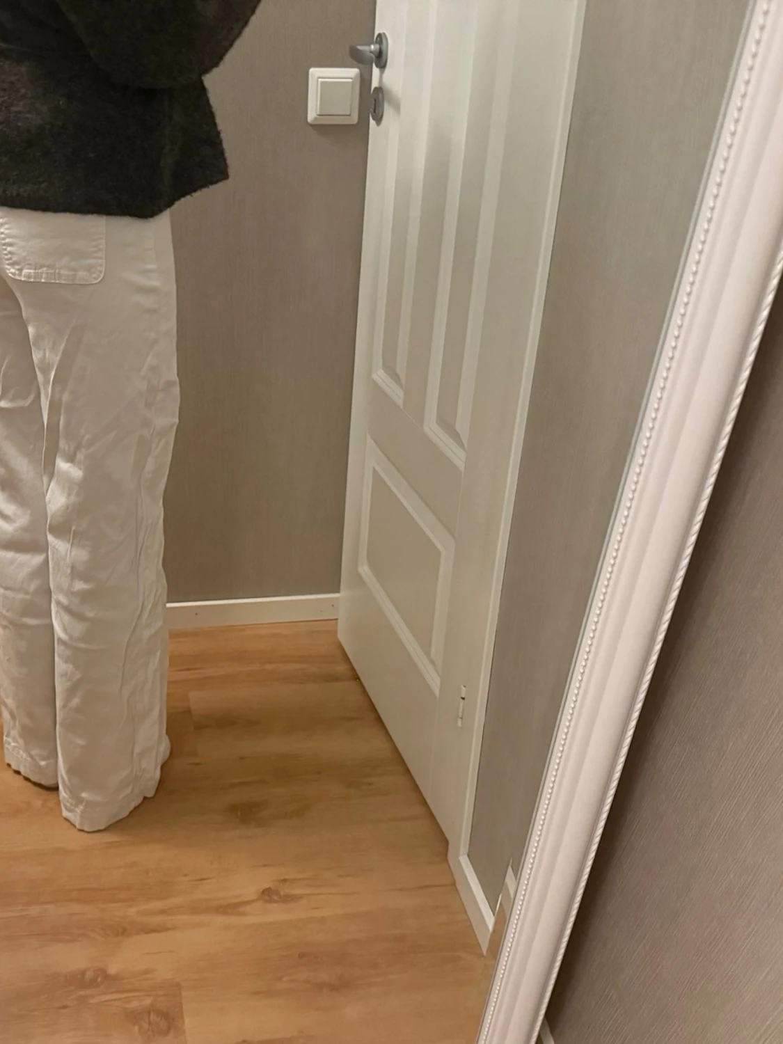 Vita vida byxor i bomull - 1