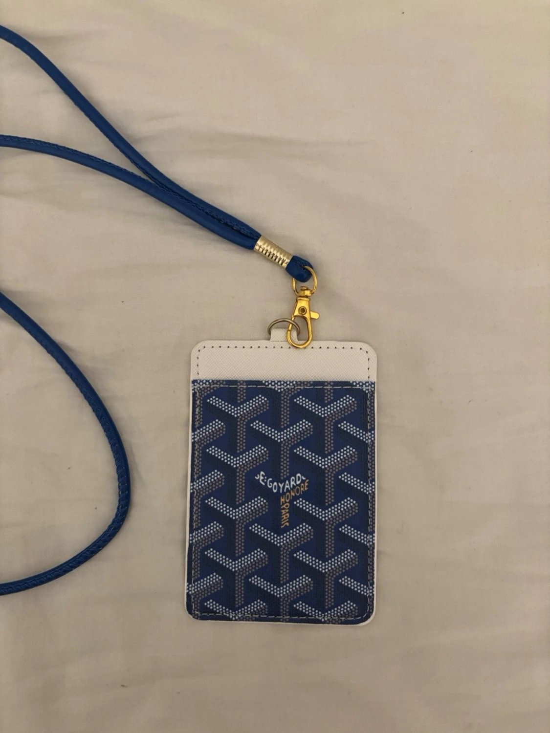 Blå go4yard plånbok med axelrem - 1