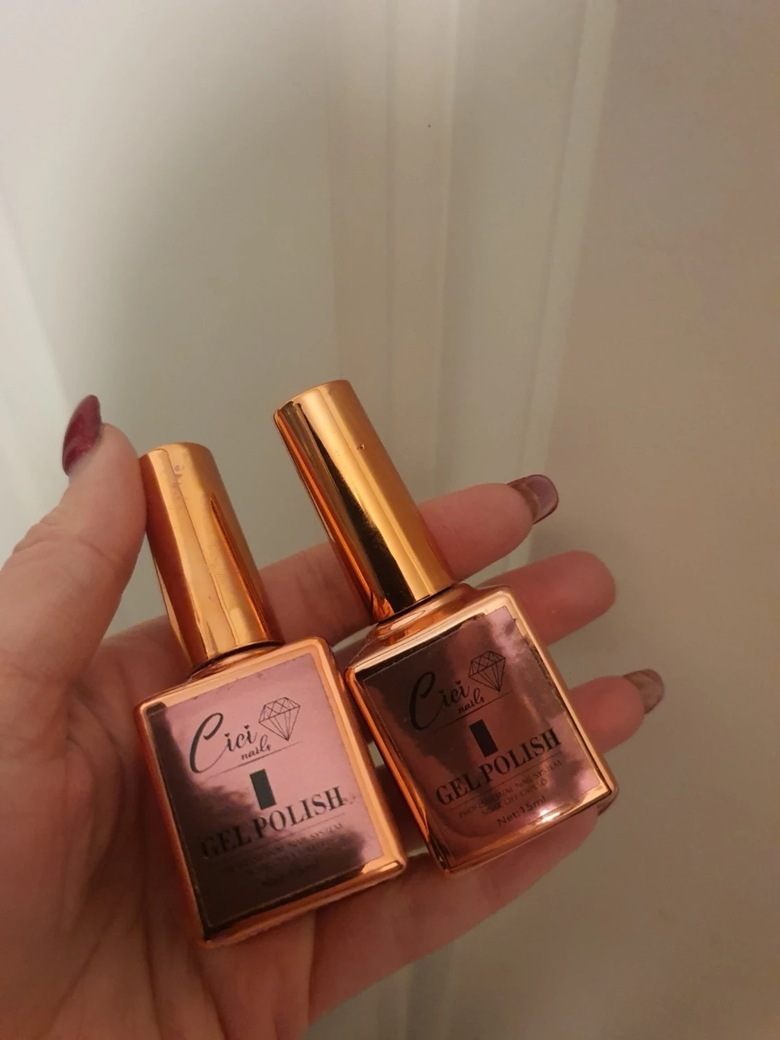 CiCié Nails gelpolish Baby Blue & Frozen