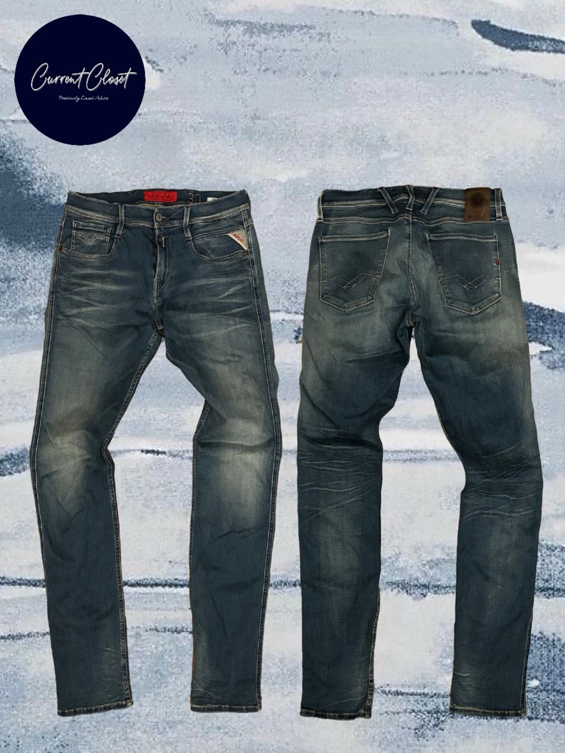 Replay Anbass jeans blå 30/34