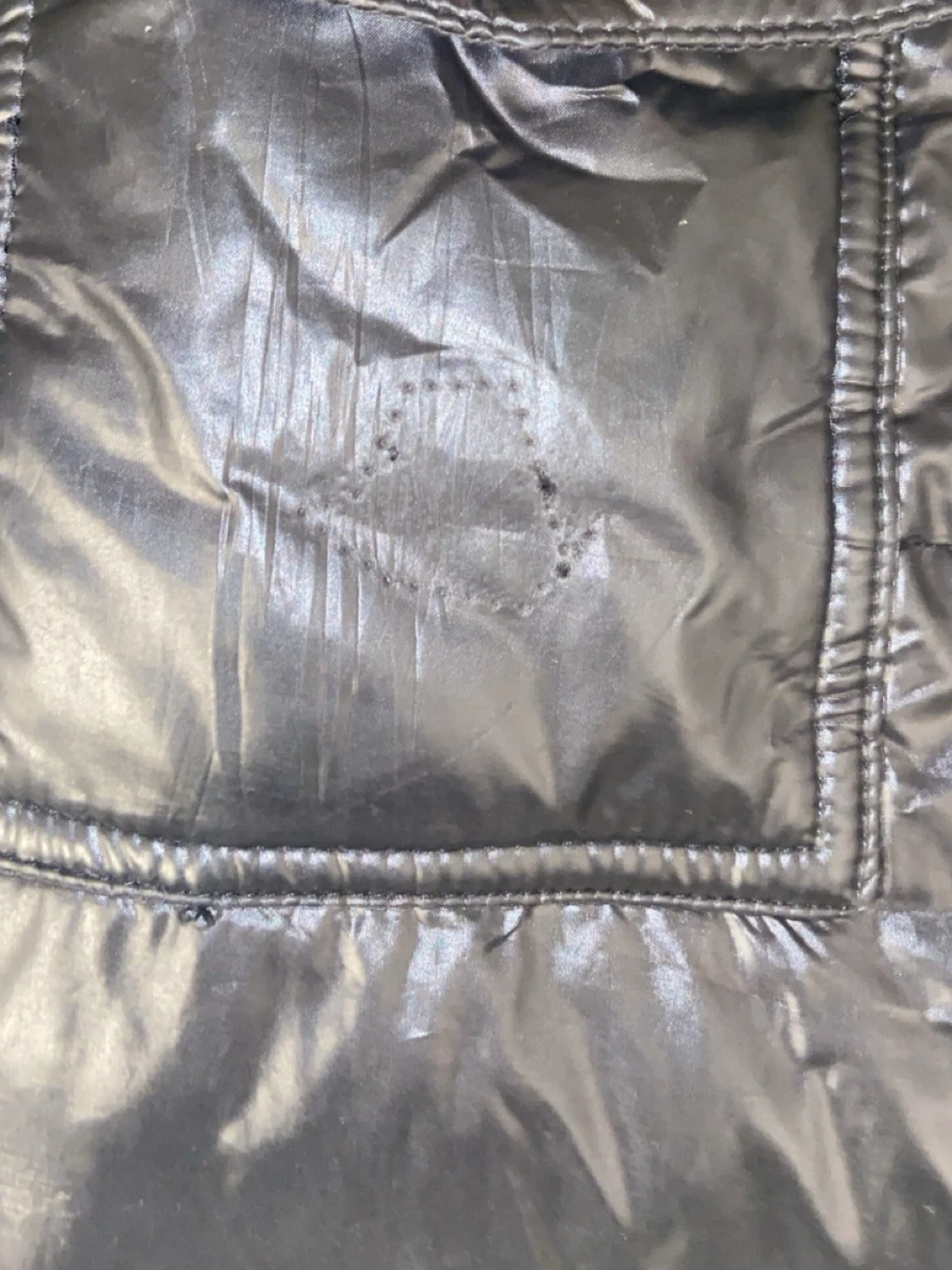 Svart puffer jacka - 4