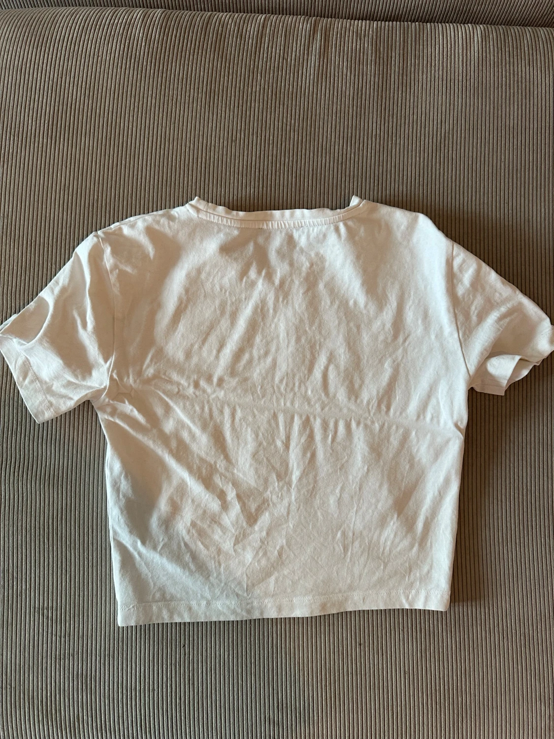 Vit croppad topp från Zara - 4