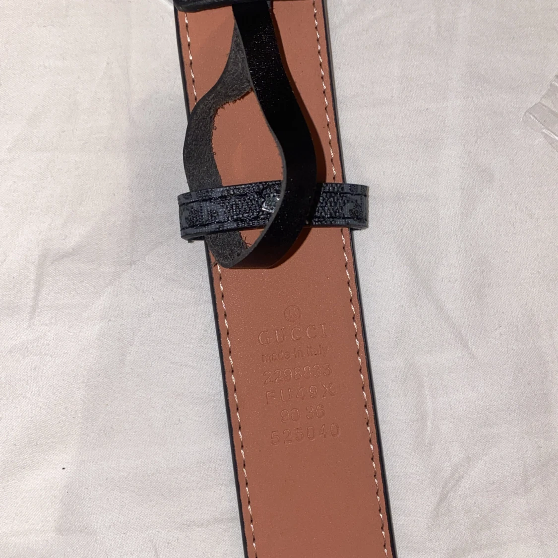Svart GG bälte  - 4