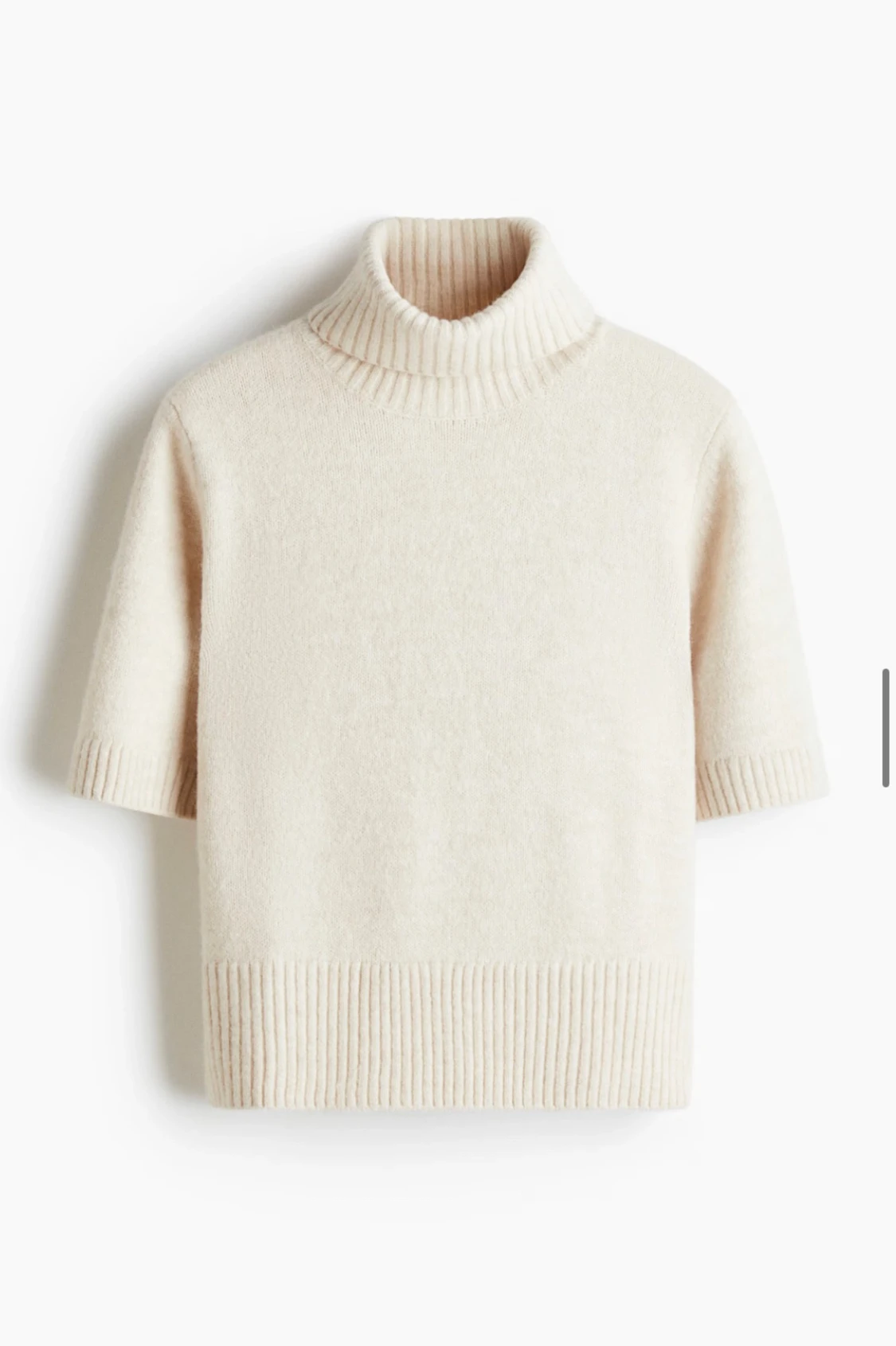 Stickad turtleneck tröja