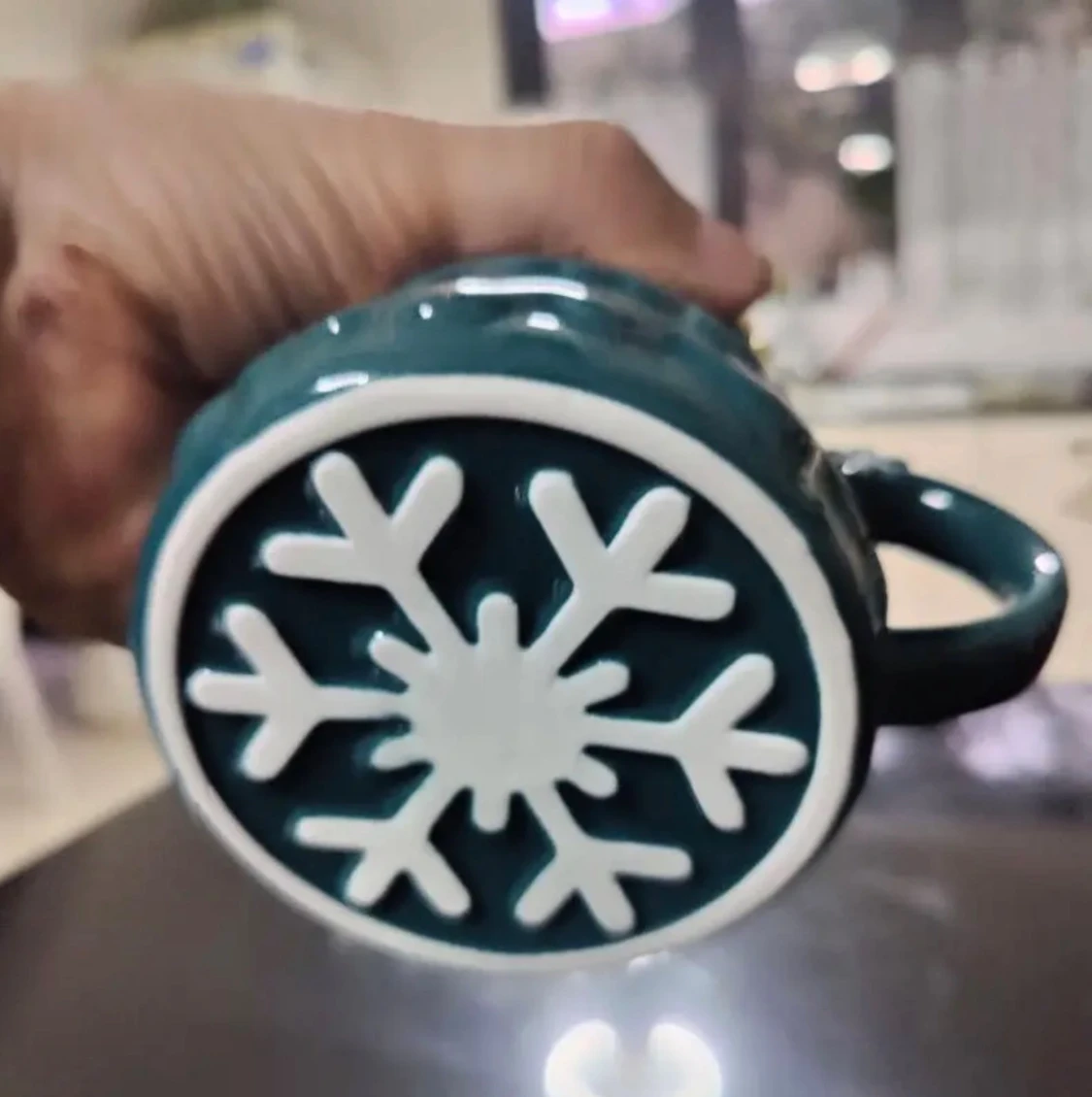 Julmugg med lock och sked - 1