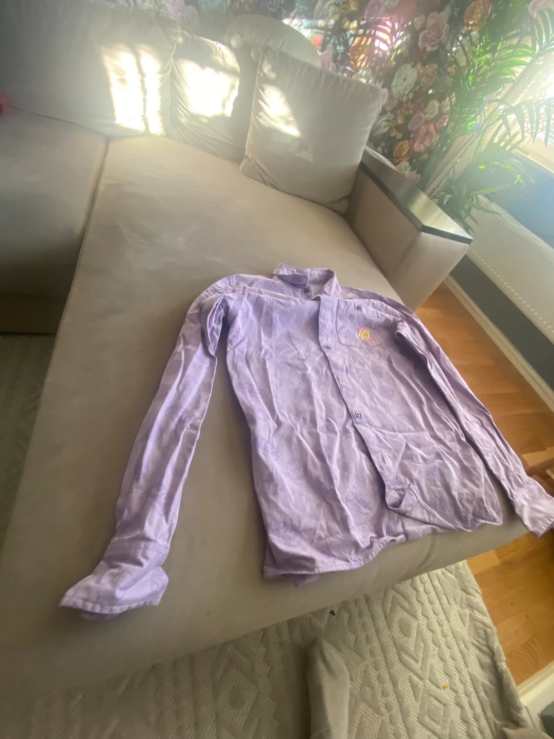 Lila Santa Cruz skjorta med tryck - 4