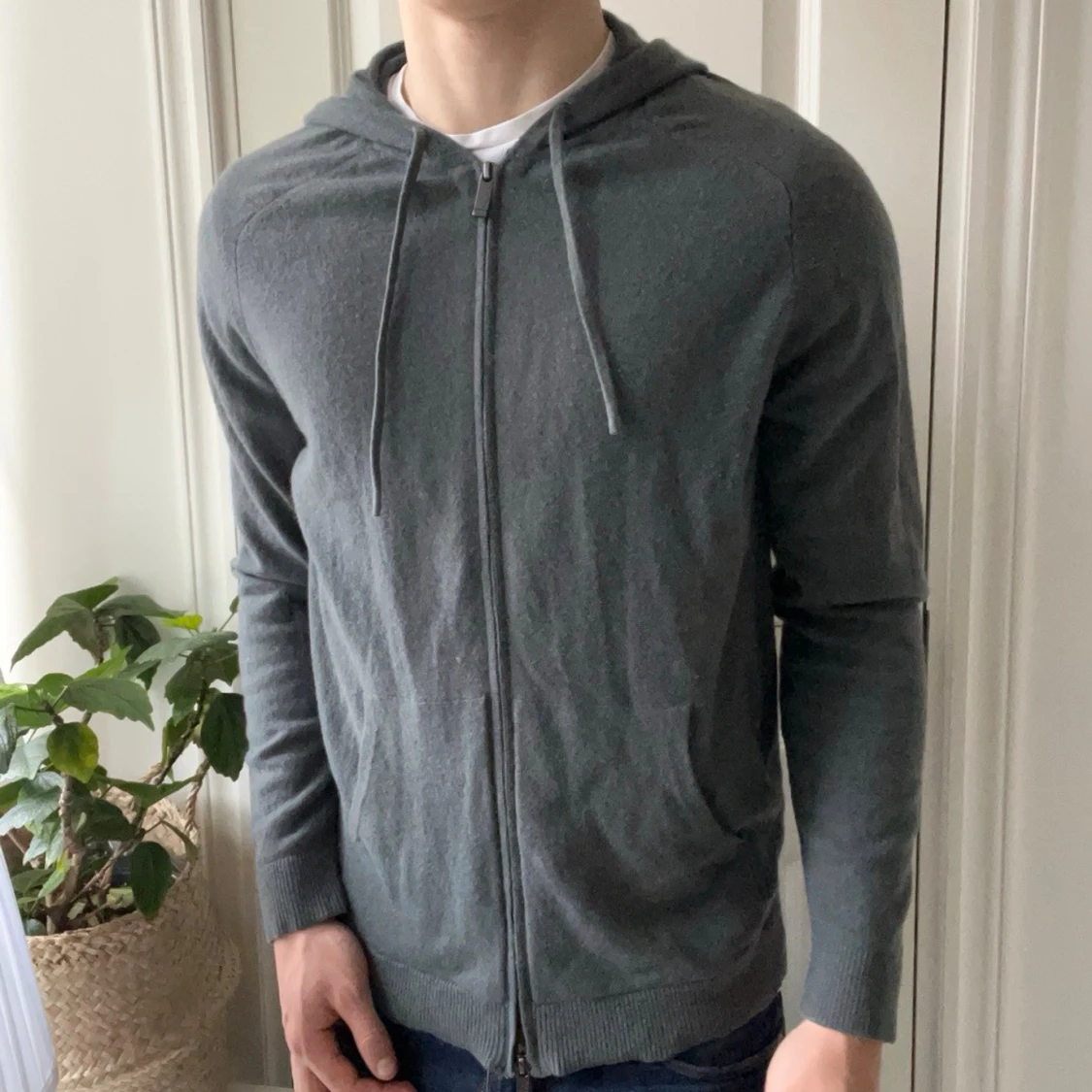 Massimo dutti full zip 100% cashmere  - 1