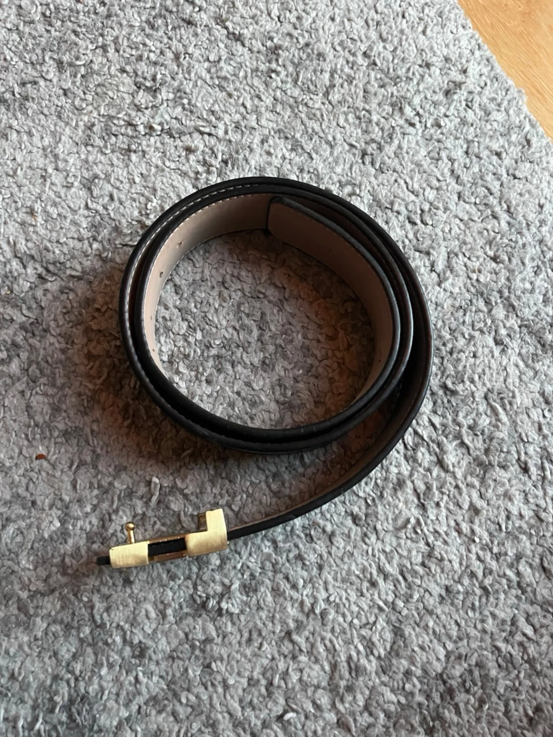 Louis Vuitton rutig svart skärp - 2