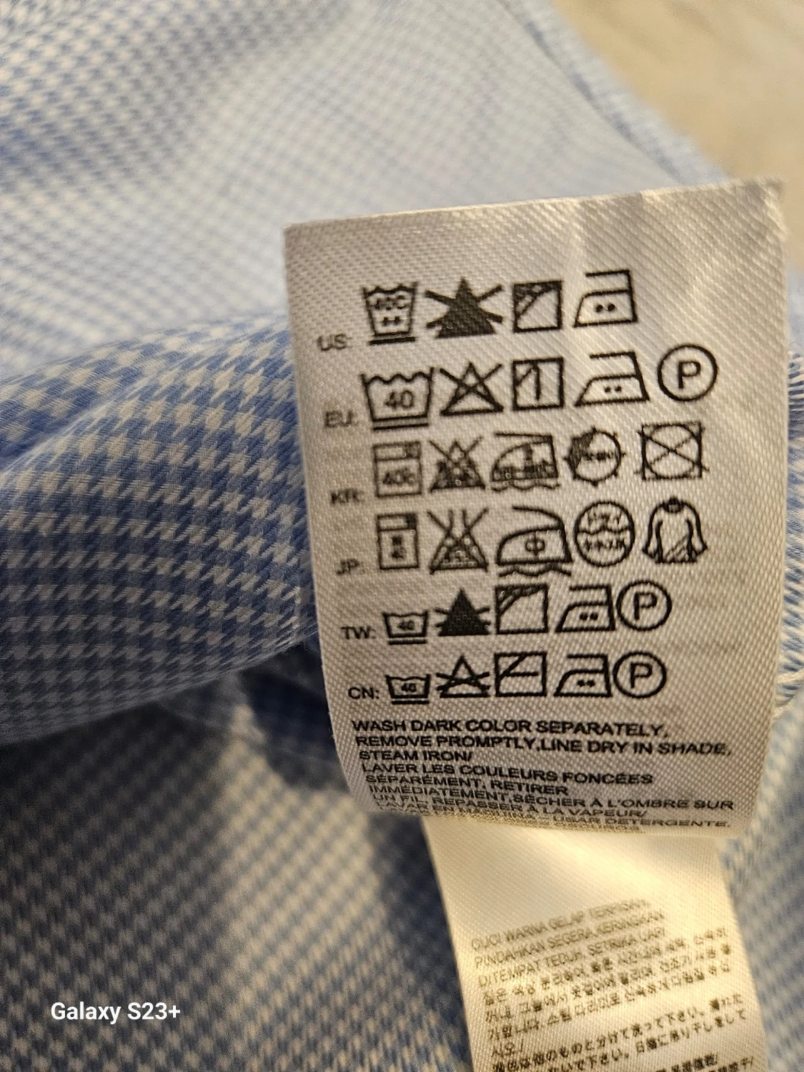 Blårutig skjorta från Michael Kors - 2