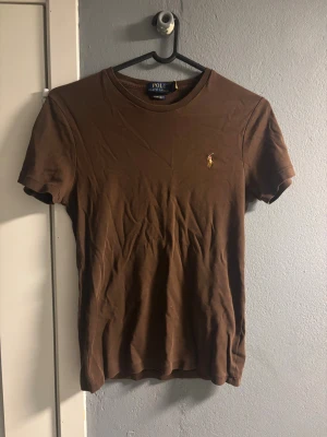 Brun t-shirt från Polo Ralph Lauren - Snygg brun t-shirt från  Ralph Lauren. Otroligt skön t shirt. Köpt på Joel i Borås och kvitto finns. Pris kan diskuteras. Bara att höra av sig om man vill ha mer bilder eller undrar något. 