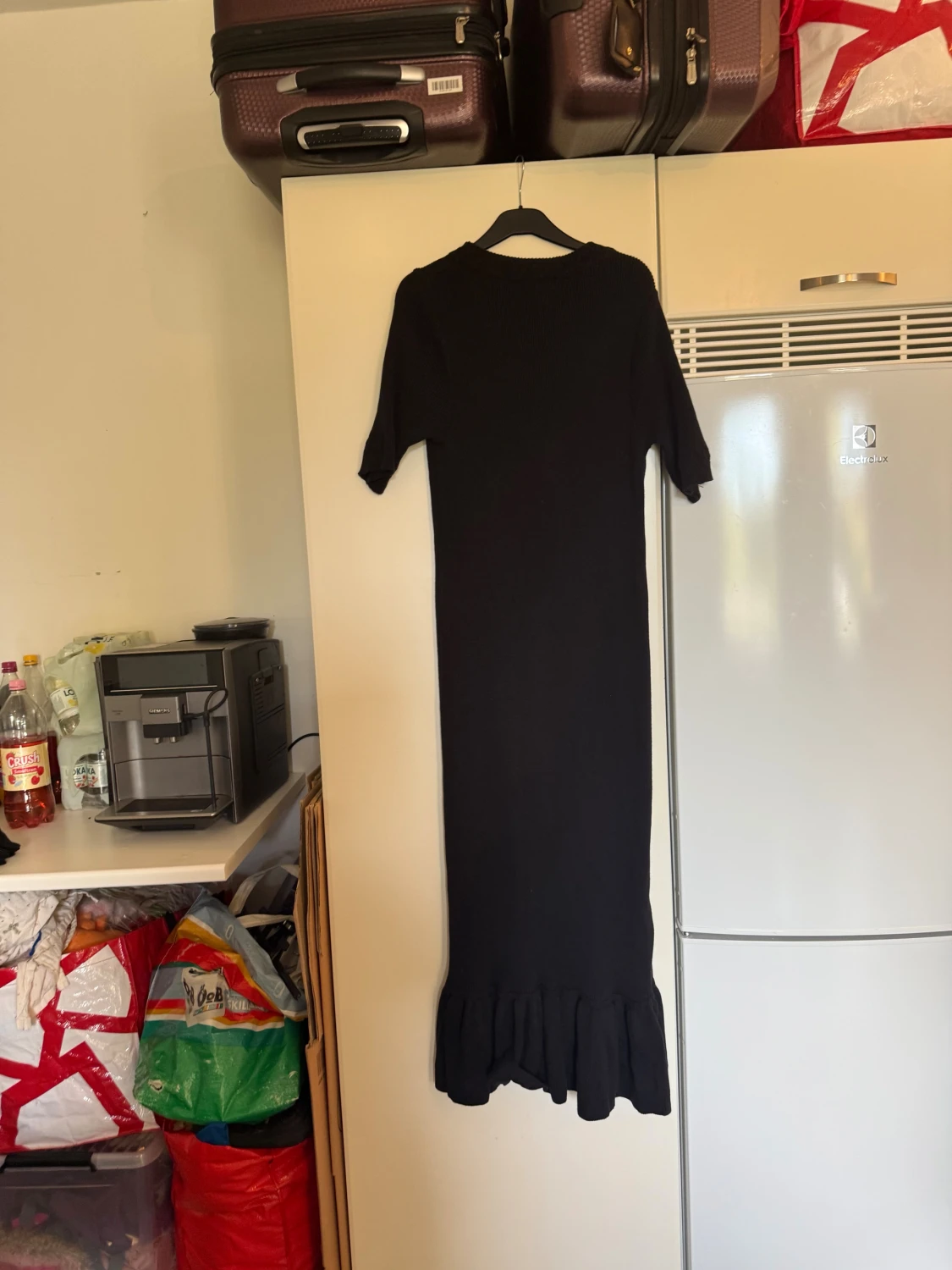 Svart lång stickad klänning Odd Molly - 3