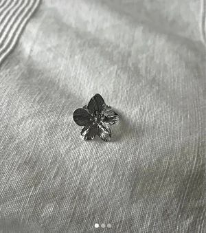 Silver ring - Justerbar och rostfri stål 