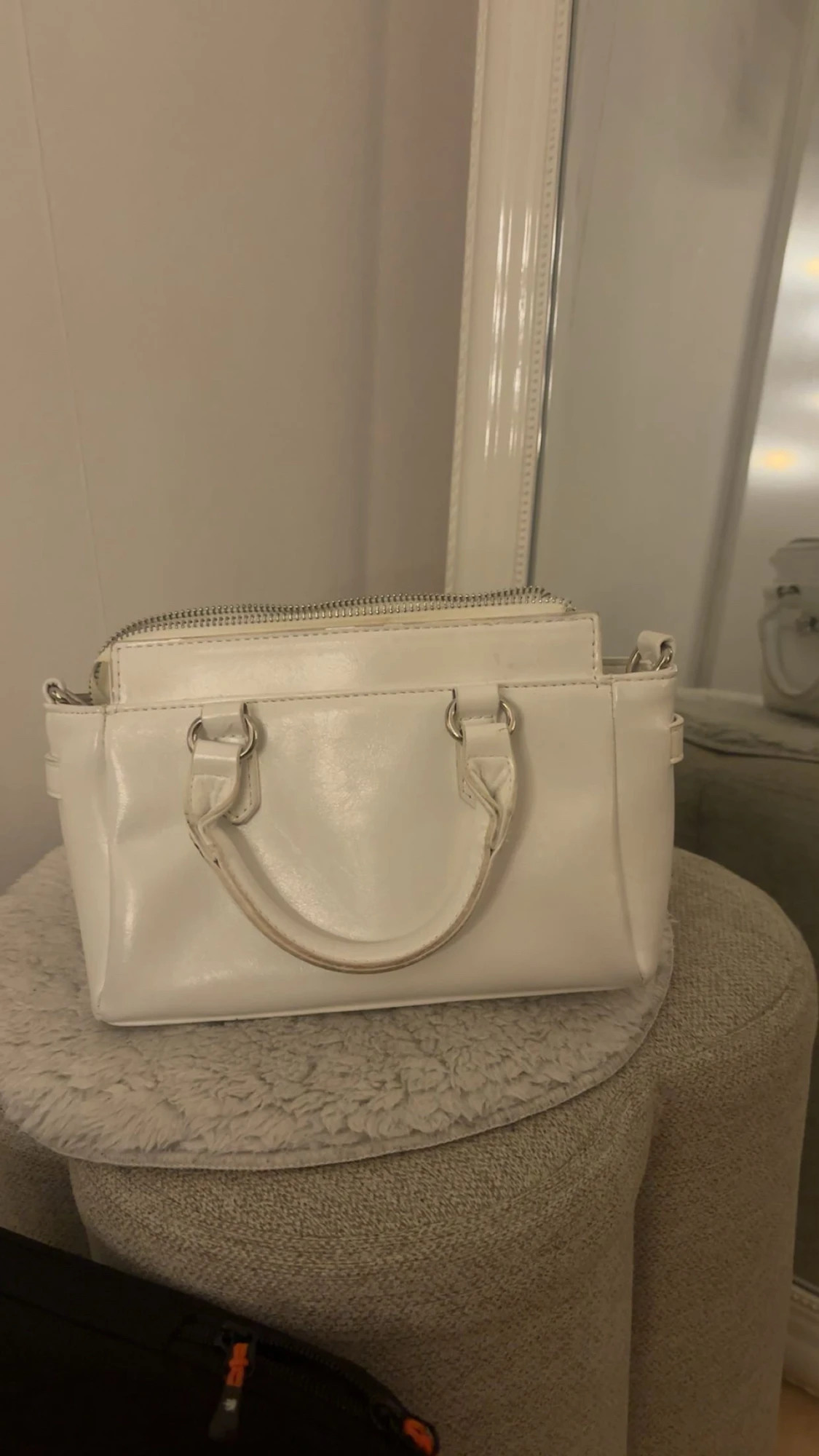 Vit handväska från Zalando  - 2
