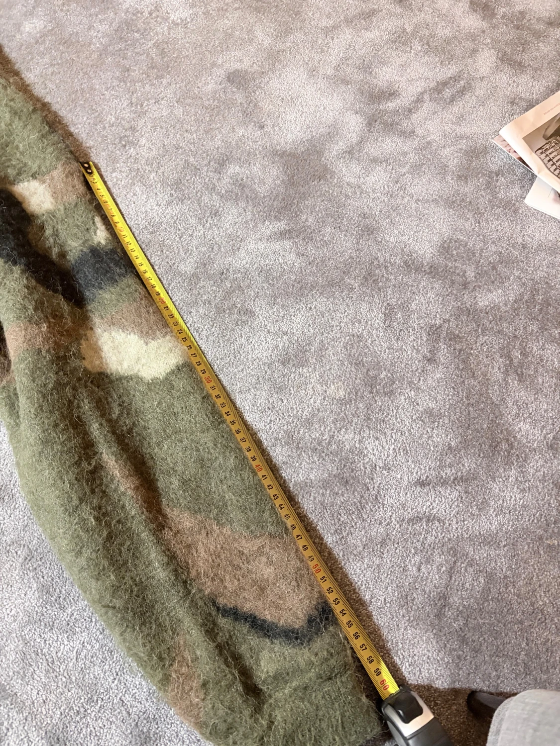 Camouflage stickad tröja i ull - 5