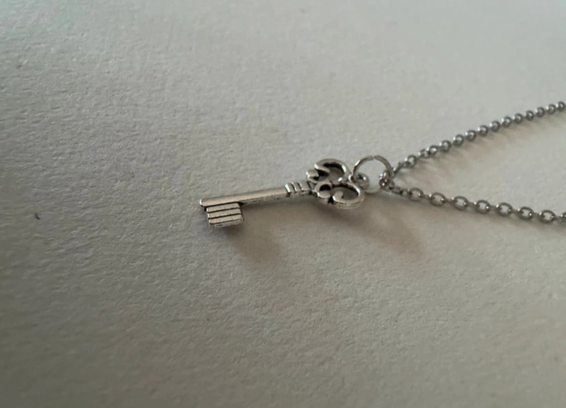 Silverhalsband mindre nyckel - 2