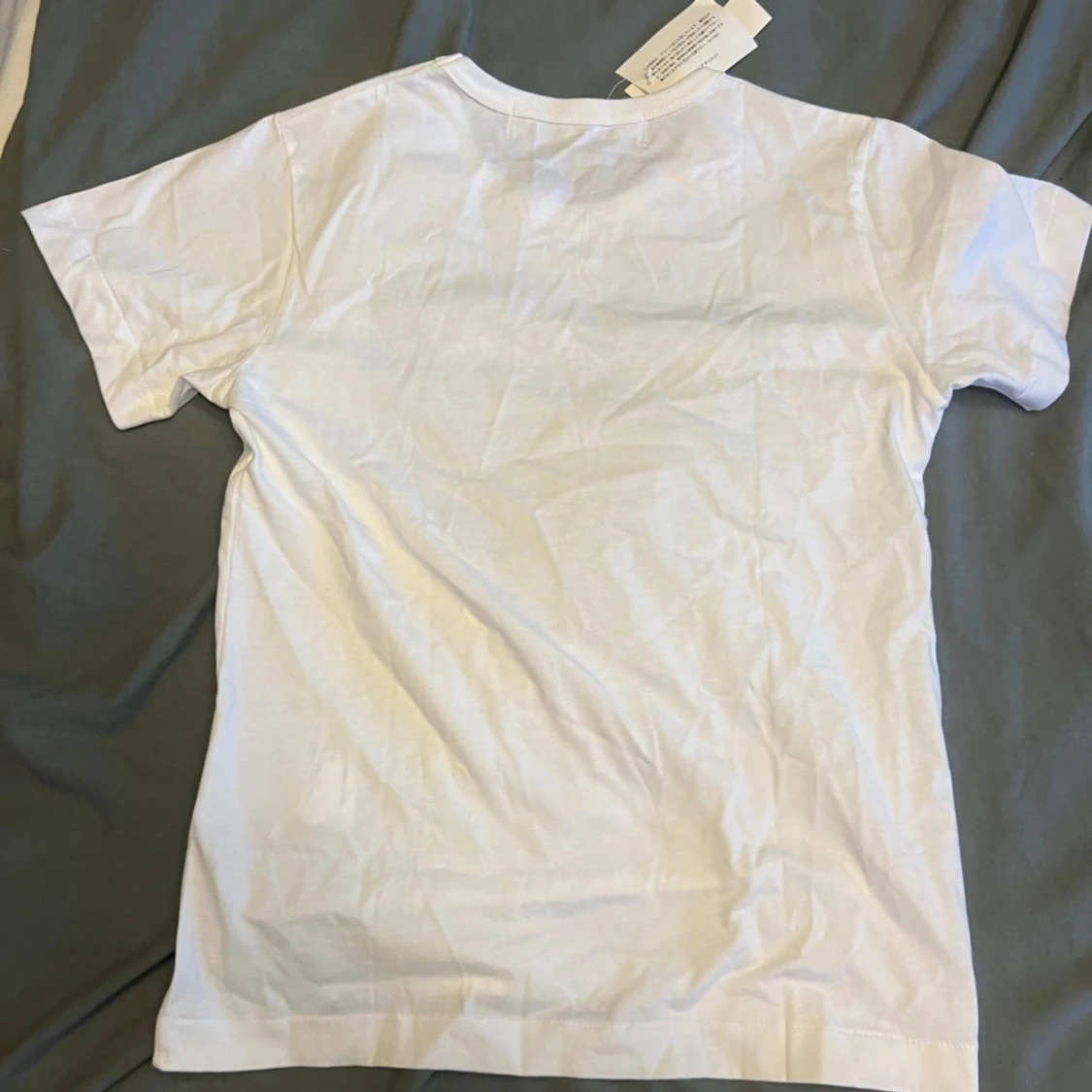 Vit t-shirt Comme des Garçons Play  - 1