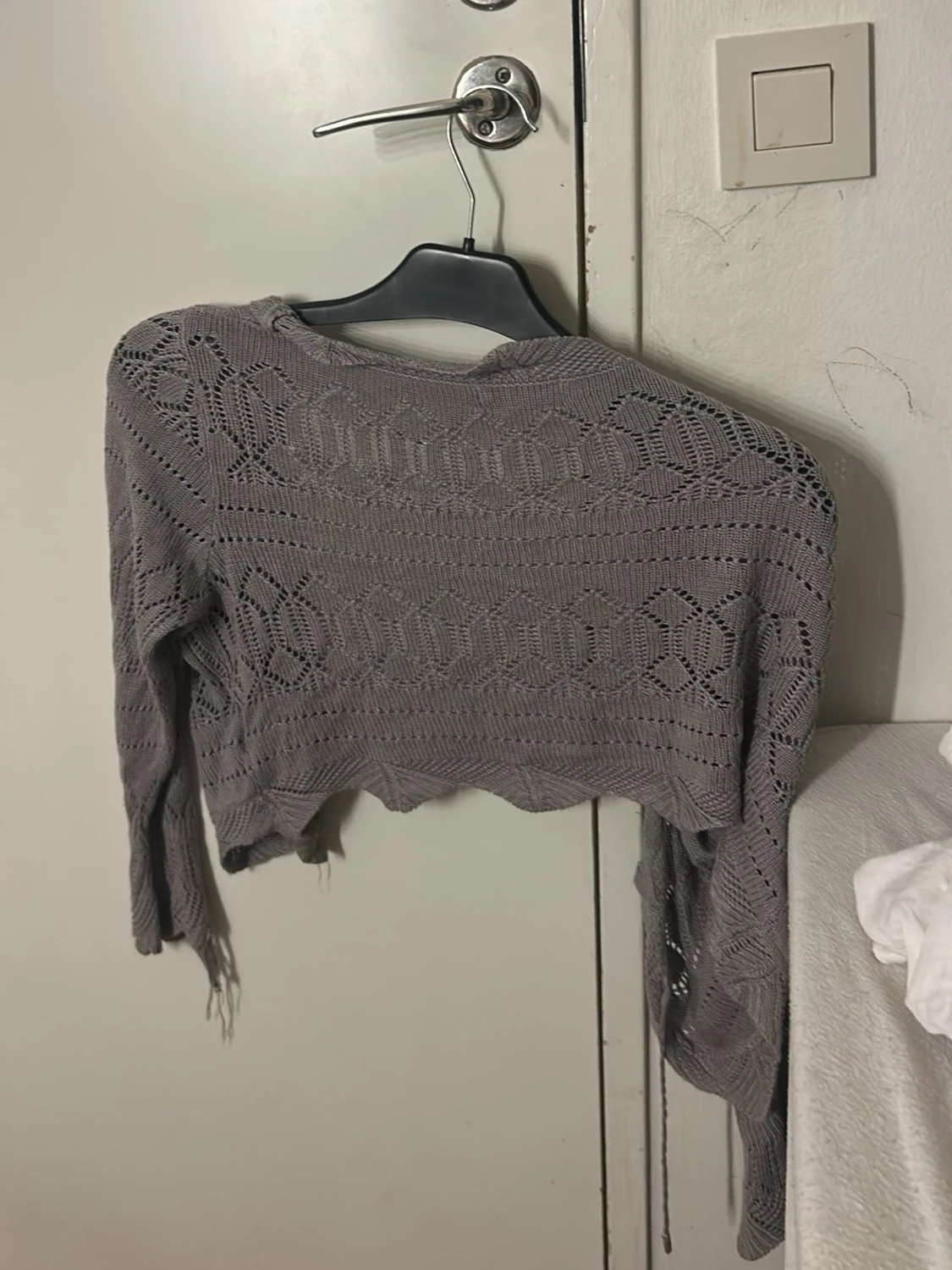 Grå stickad kofta från Cream - 2