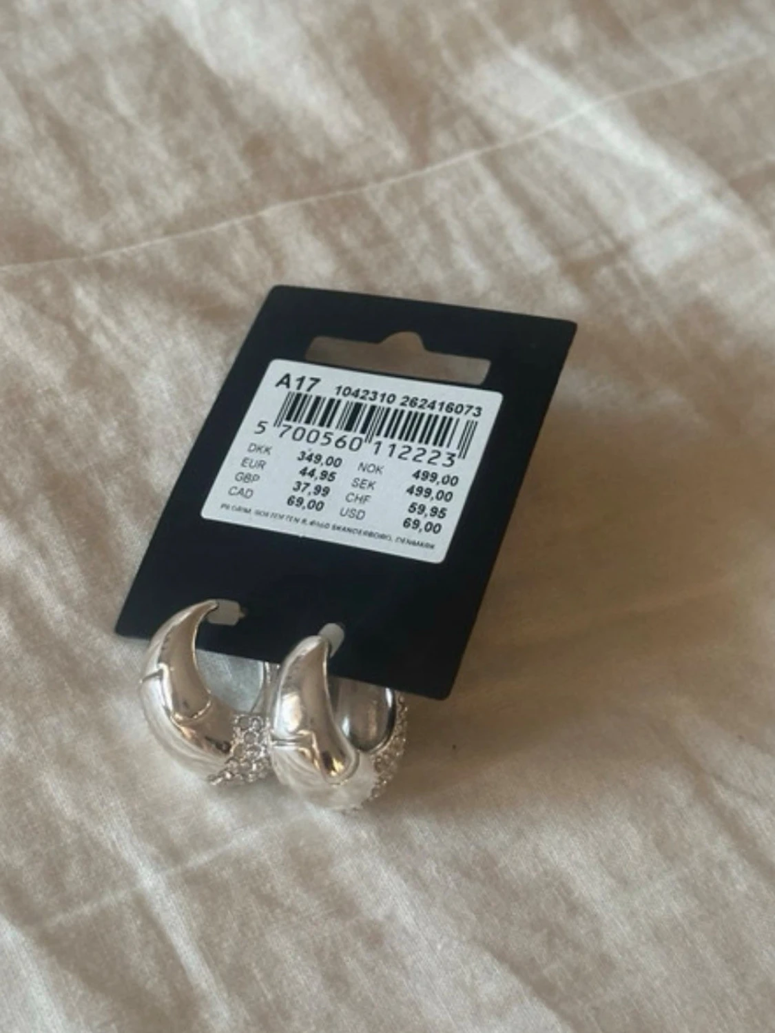 Pilgrim- Äkta silver örhängen. NY - 2