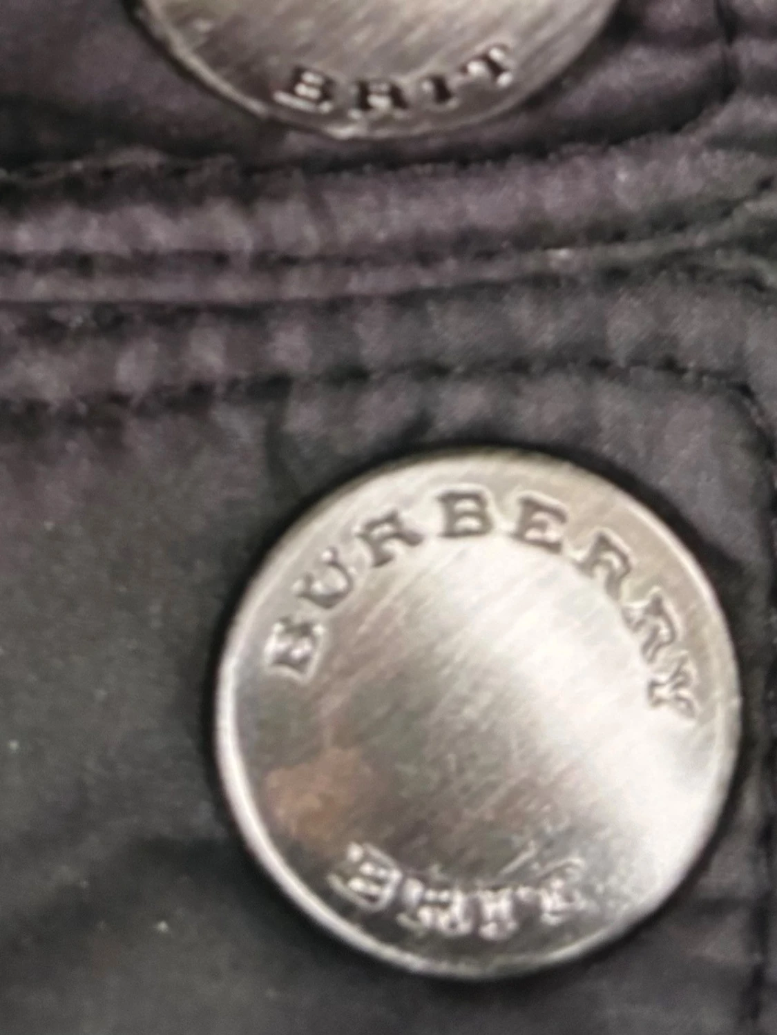 Svart Burberry pufferjacka M - 4