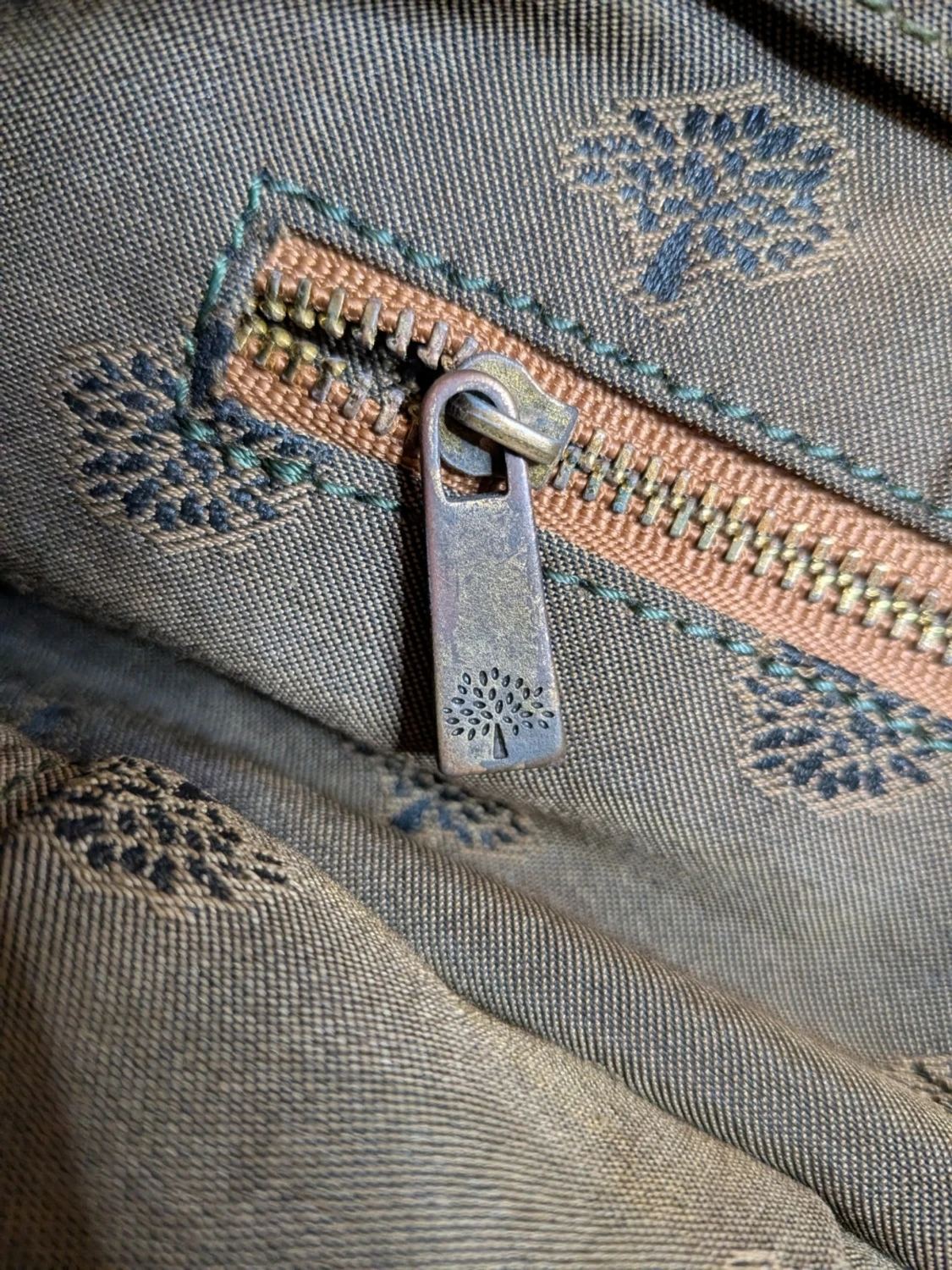 Brun axelväska från Mulberry i skinn - 3