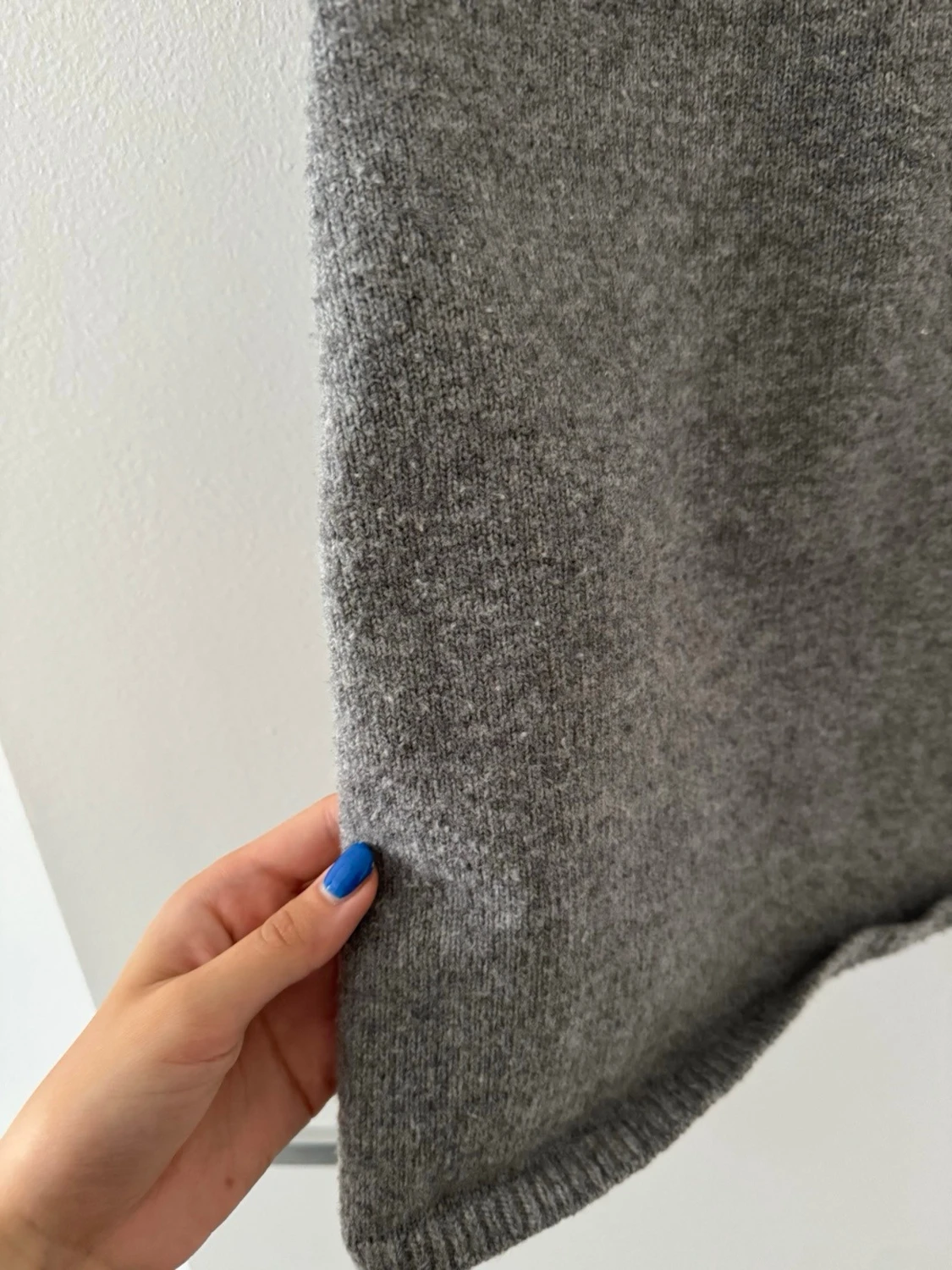 Grå ärmlös stickad klänning från Zara - 2