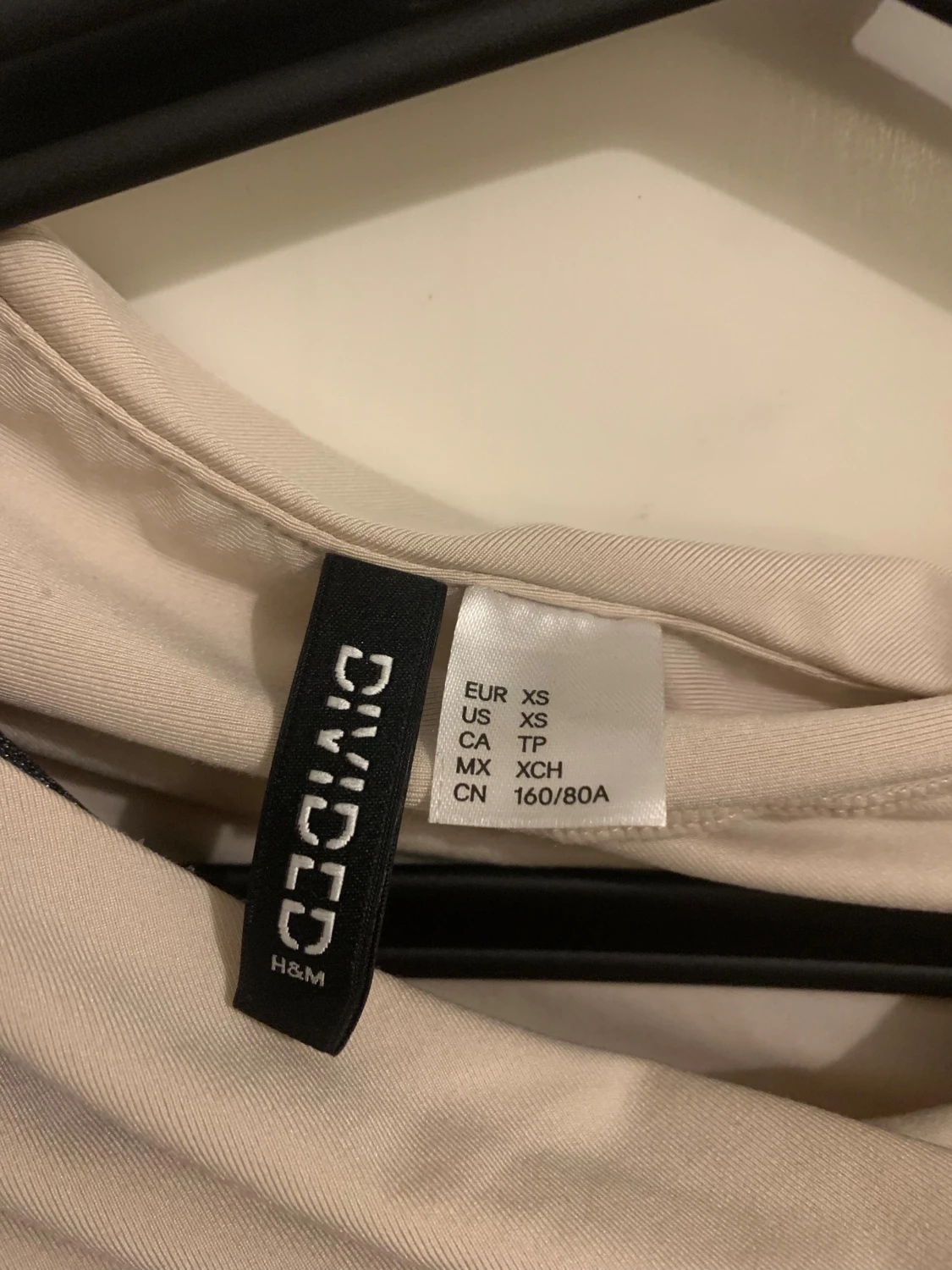 Beige klänning hm - 2