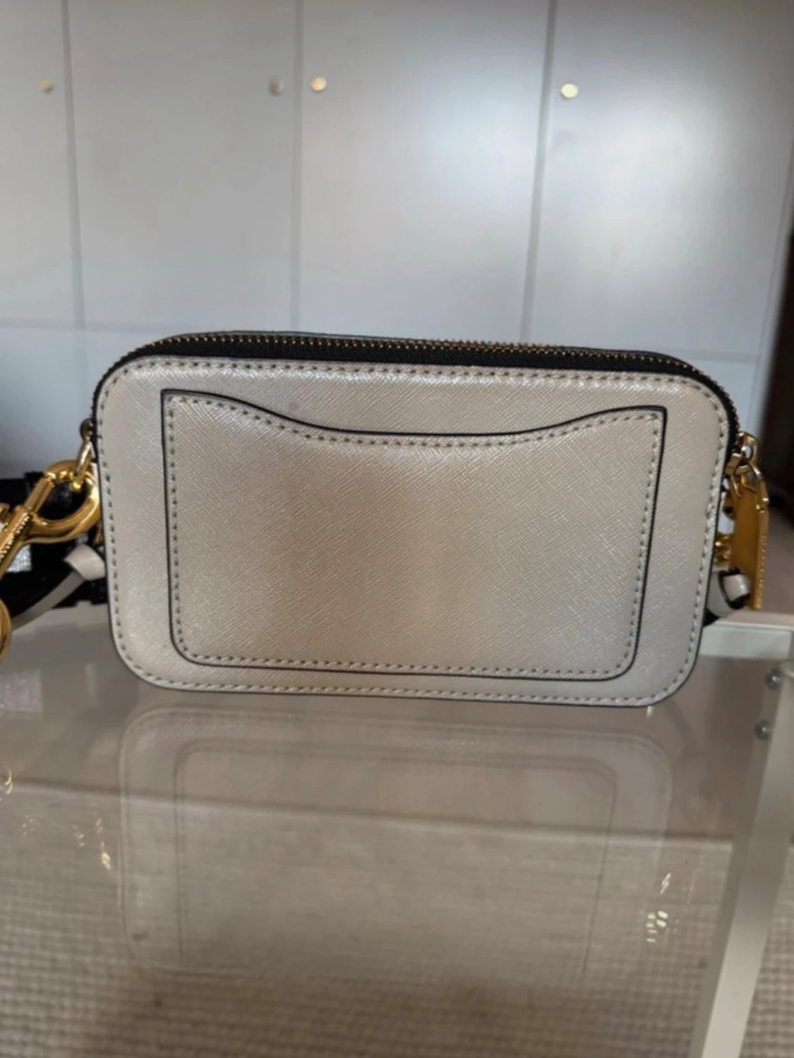 Marc Jacobs beige axelväska  - 3