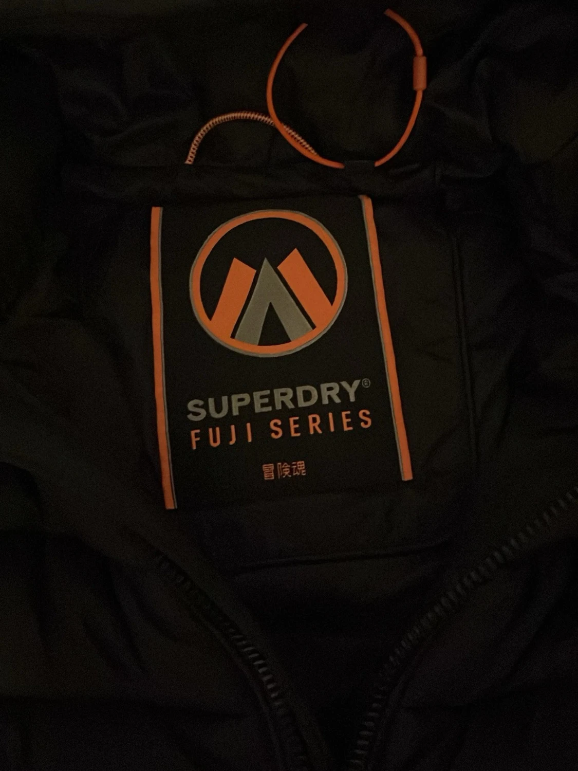 Svart pufferjacka Superdry Fuji - 3