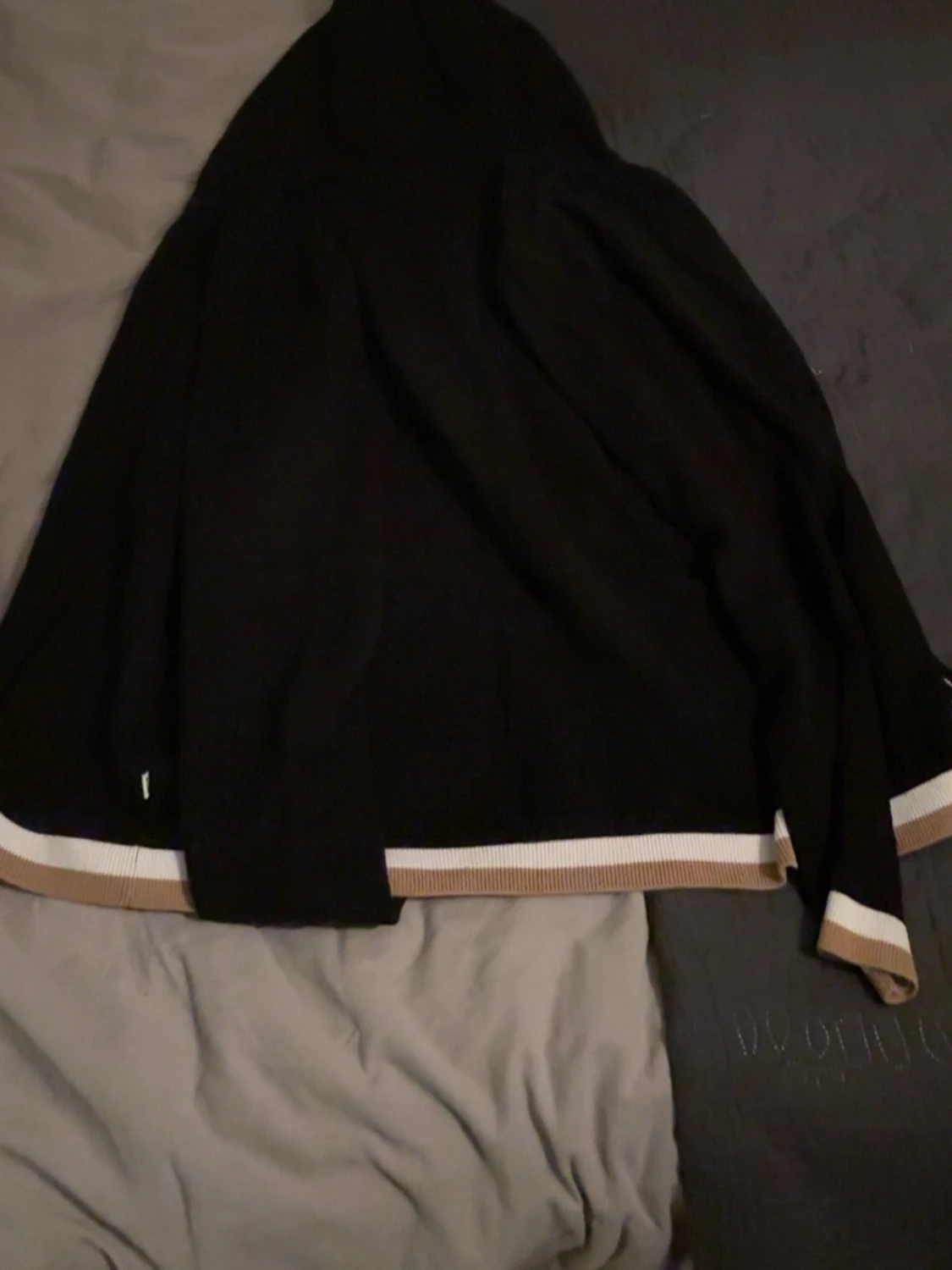 Svart hoodie från BOSS med dragkedja, Läs beskrivningen! - 4