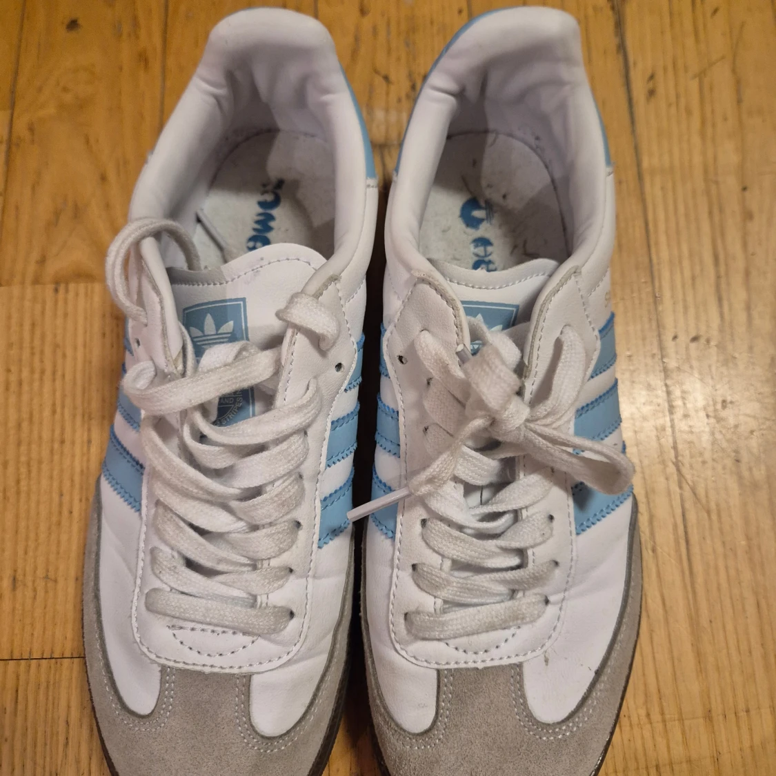 Adidas Samba sneakers vit/blå  - 1