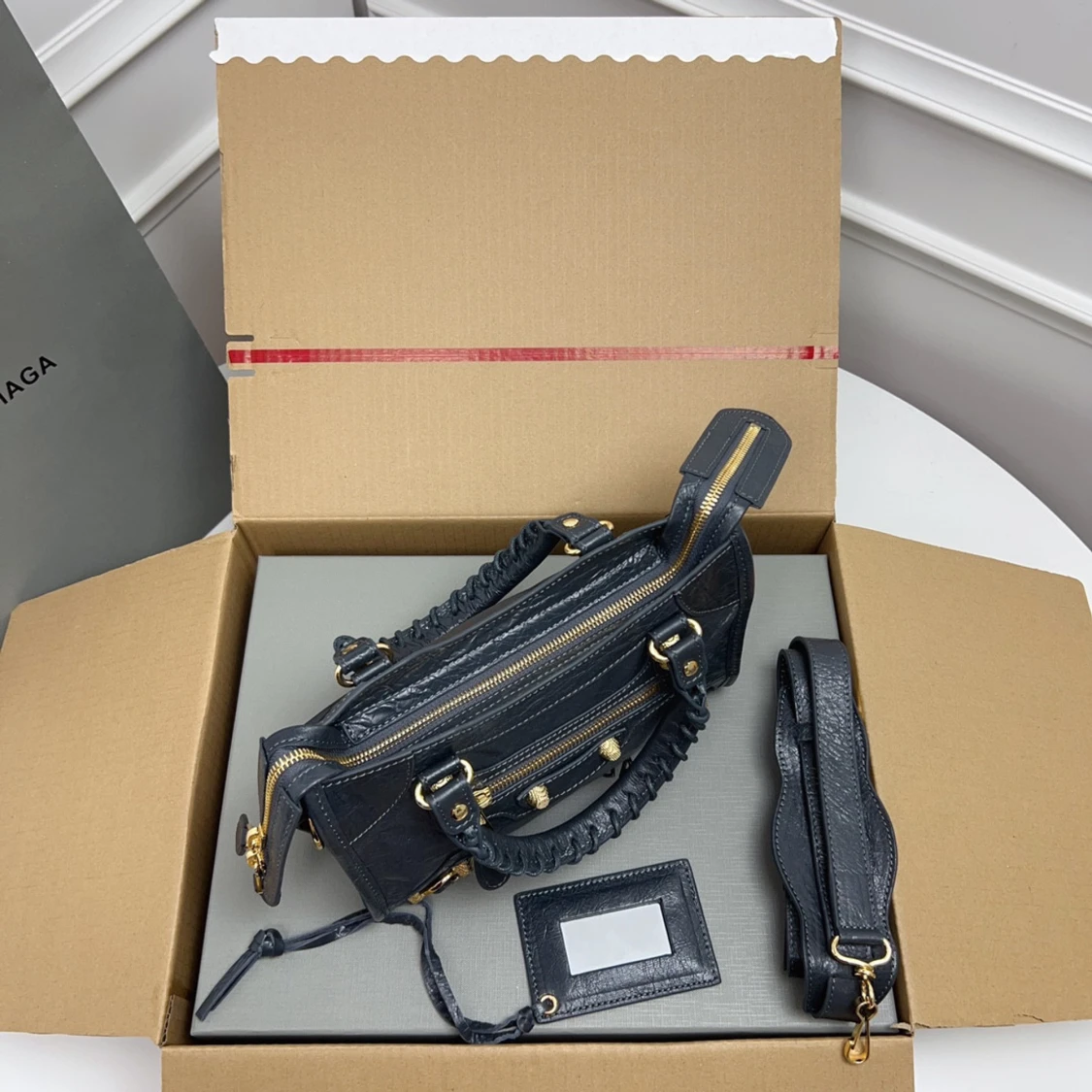 Svart Balenciaga handväska - 4