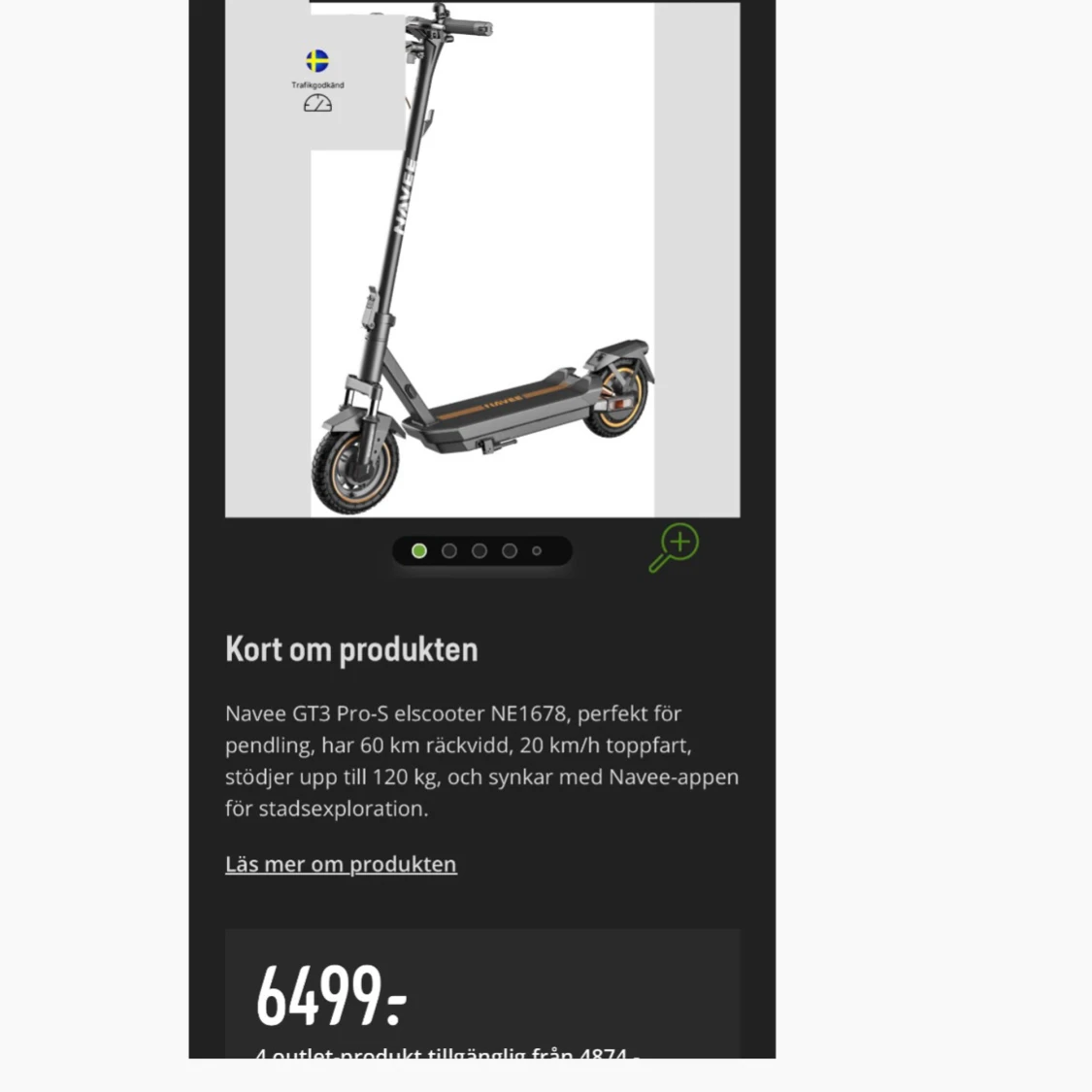 Navee GT3 Pro-S elscooter NE1678