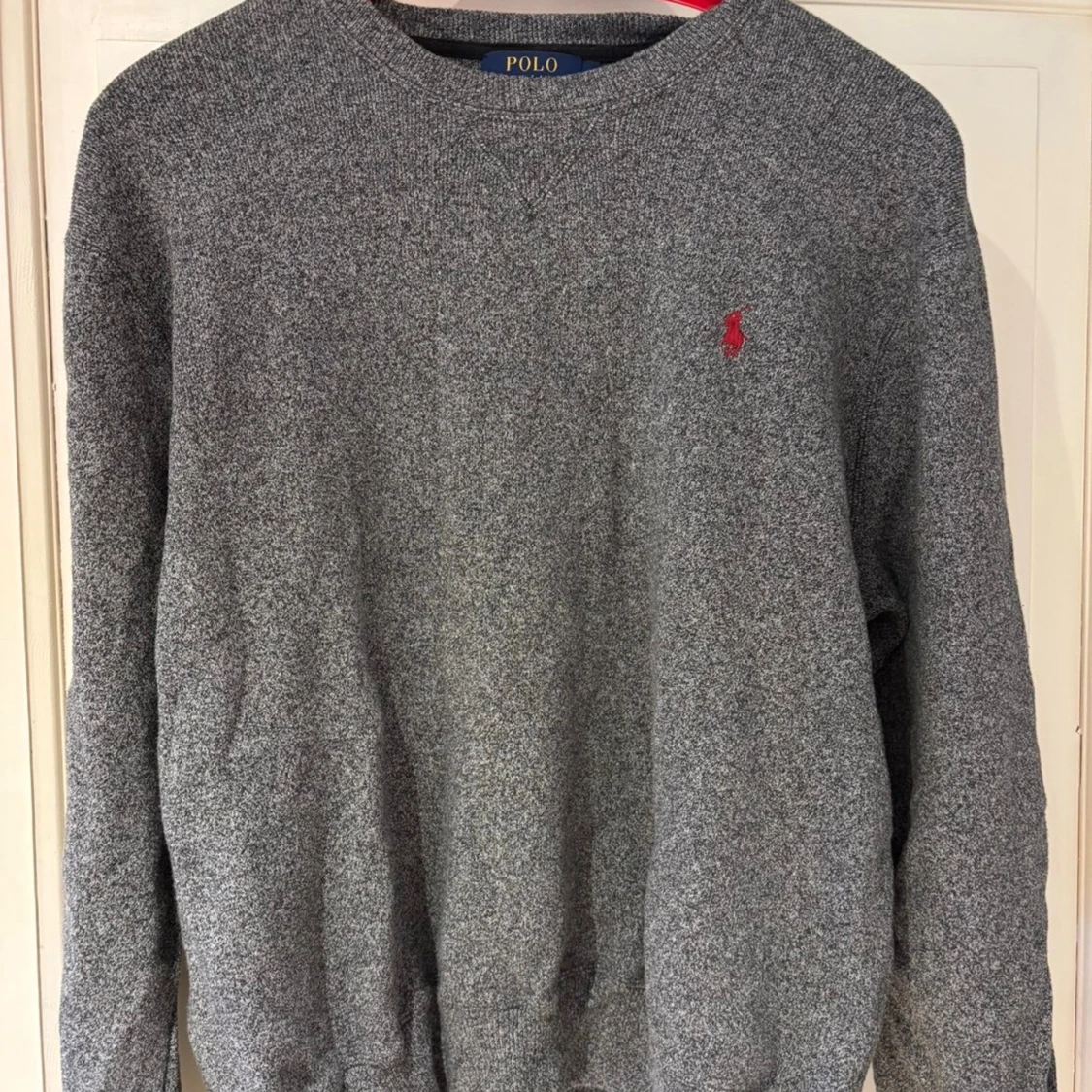 Grå stickad tröja från Polo Ralph Lauren(äkta)