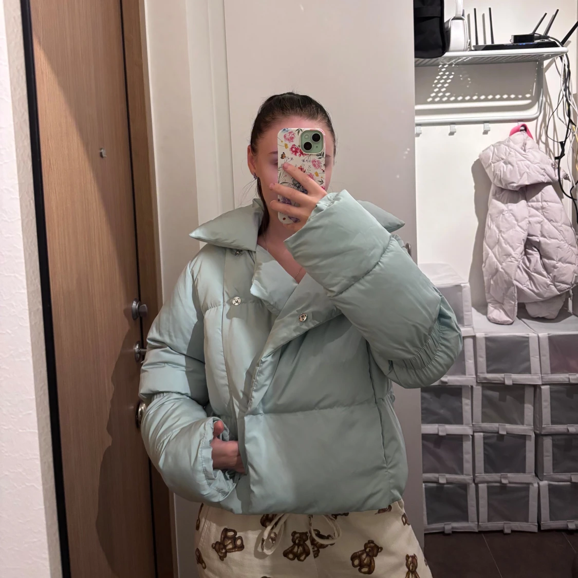 Ljusblå pufferjacka från NA-KD - 3