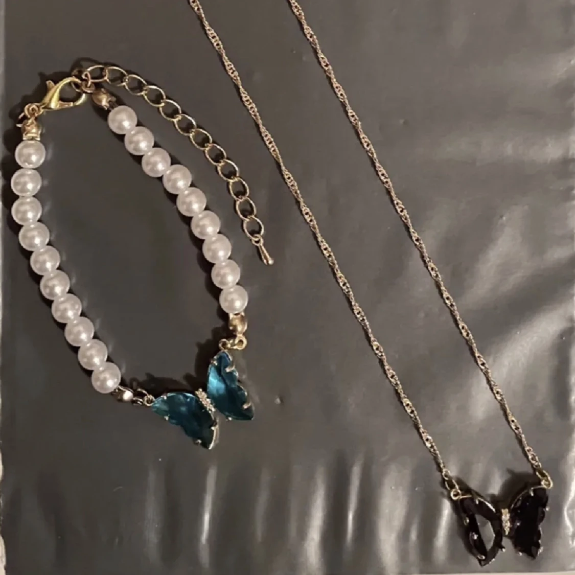 Fjärils halsband och armband  - 2