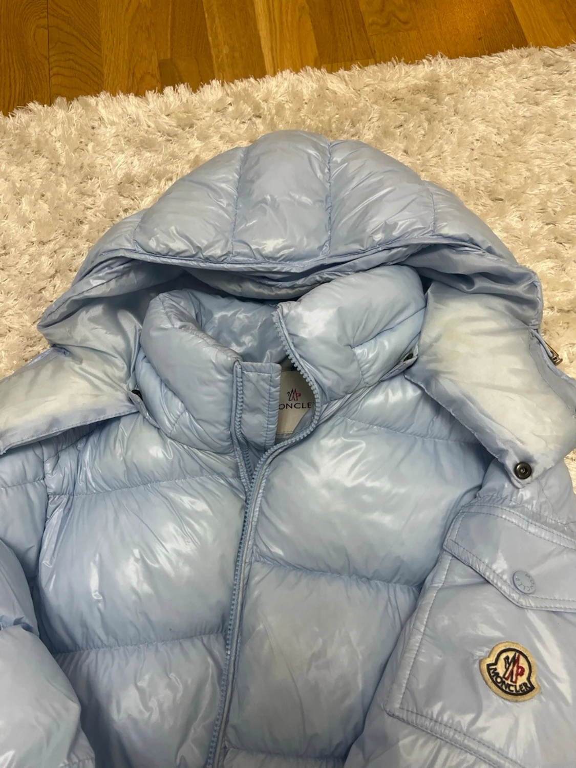 Ljusblå Moncler Maya - 1