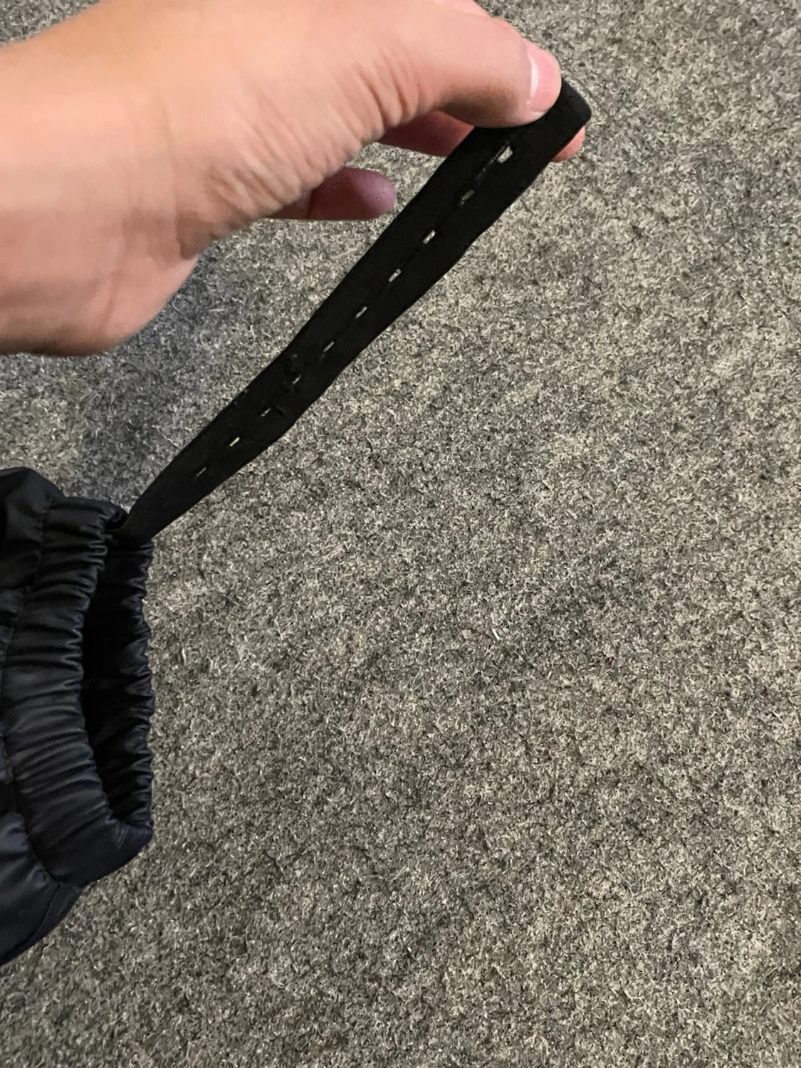 Svarta täckbyxor med reflexdetaljer - 2