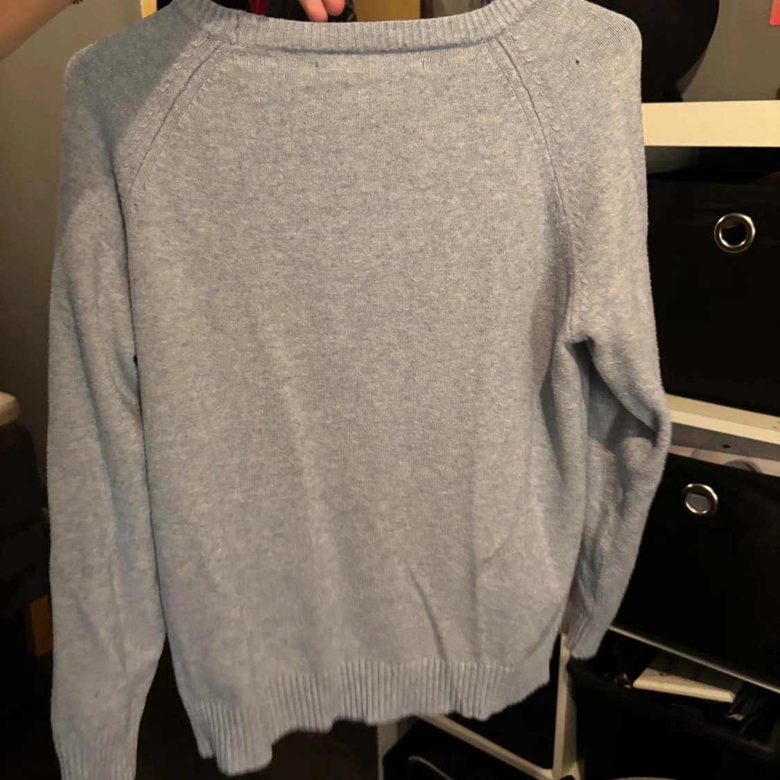 Ljusblå stickad tröja från ONLY - 1