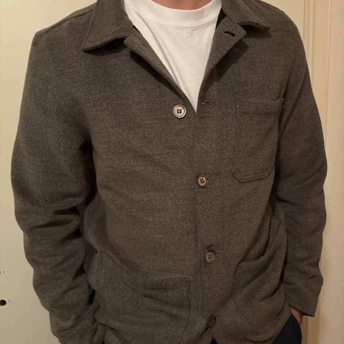 Grå overshirt från Morris, storlek M